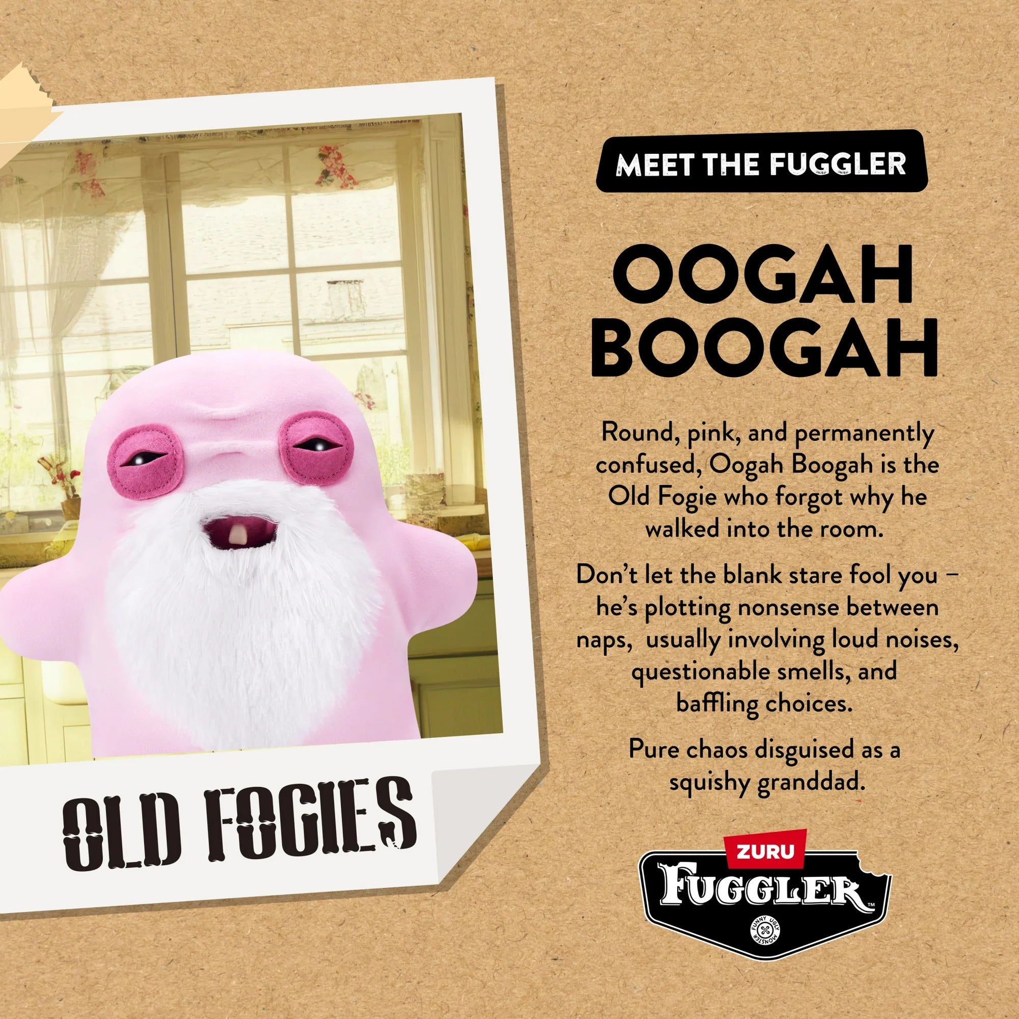 Fuggler Old Fogies Oogah Boogah 9-Inch Plush Figure