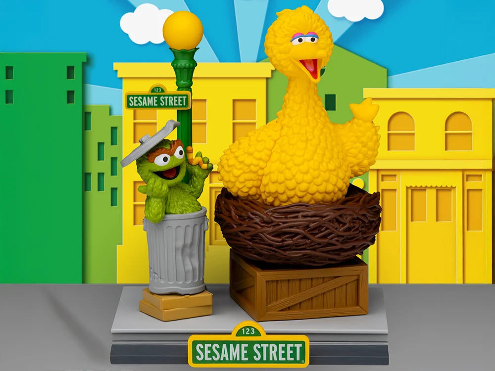 BEAST KINGDOM - Sesame Street D-Stage DS-177 Oscar & Big Bird Statue (Pre-Order Ships 1st Quarter 2026)