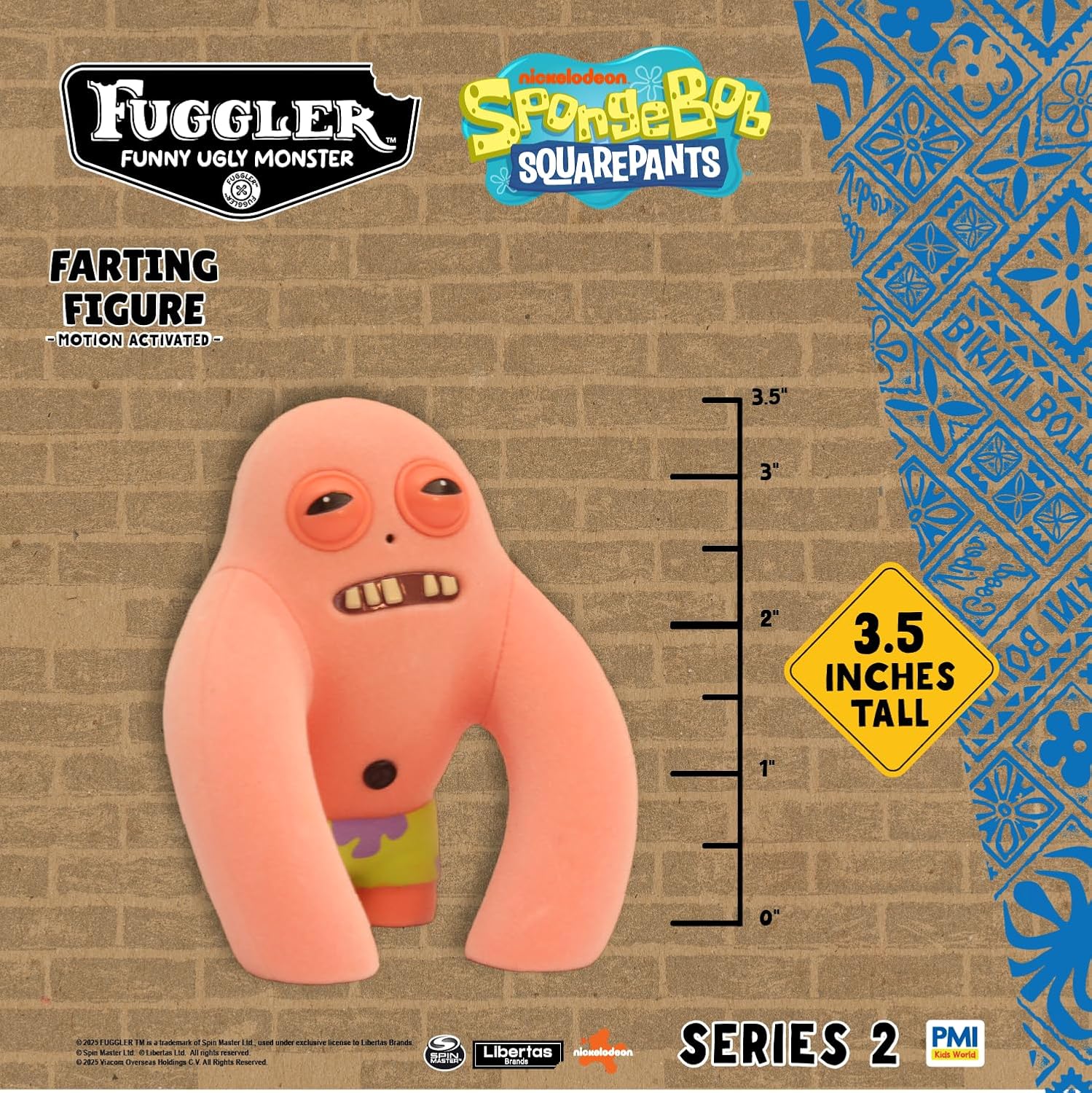 Fuggler - Series 2 - Patrick - 3.5" Interactive Farting Figure