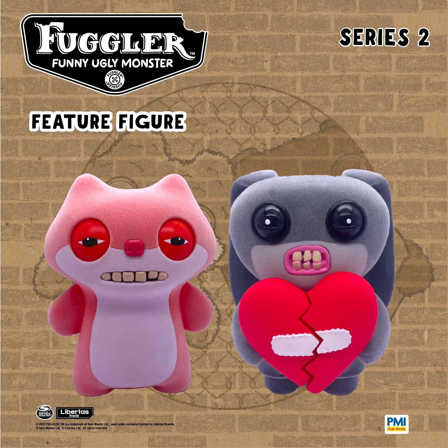 Fuggler - Series 2 - Sketchy Squirrel - 4.5" Interactive Feature Figure