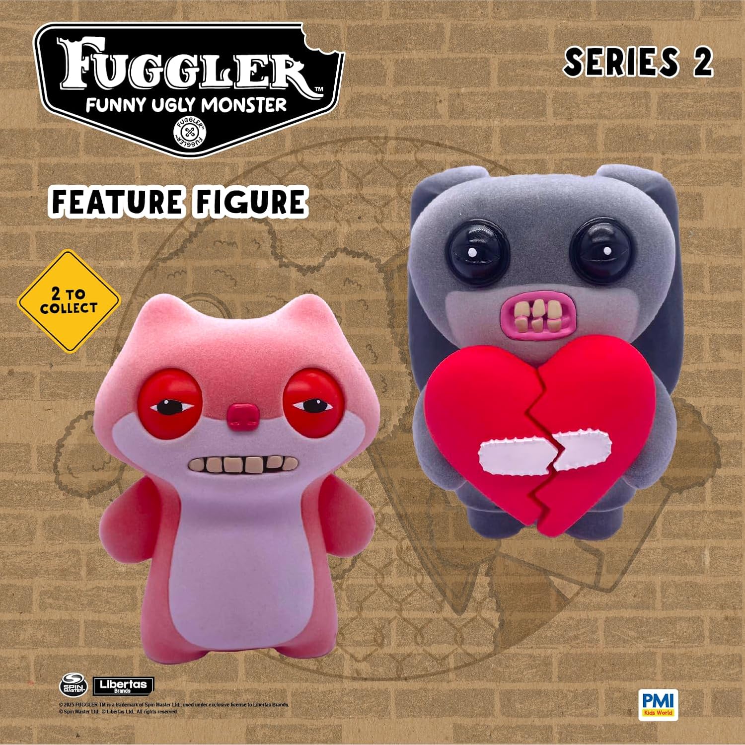 Fuggler - Series 2 - Sketchy Squirrel - 4.5" Interactive Feature Figure