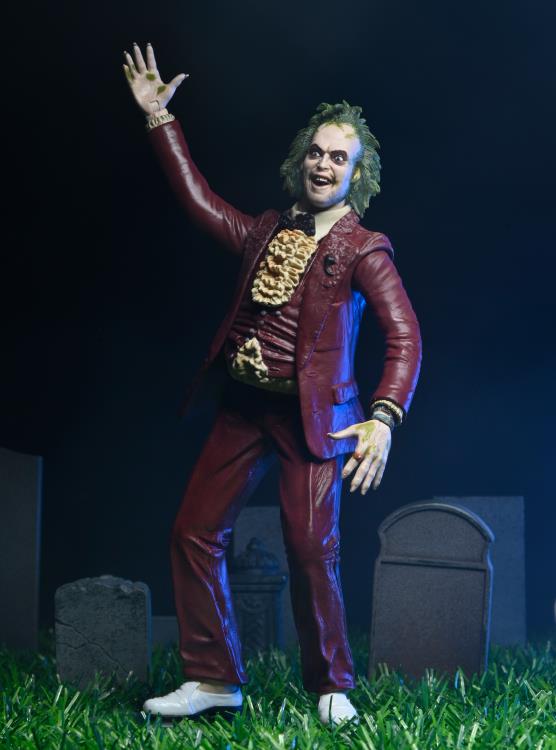 NECA - Beetlejuice (1988) - Beetlejuice (Red Tuxedo) on Blister Card 7" Action Figure