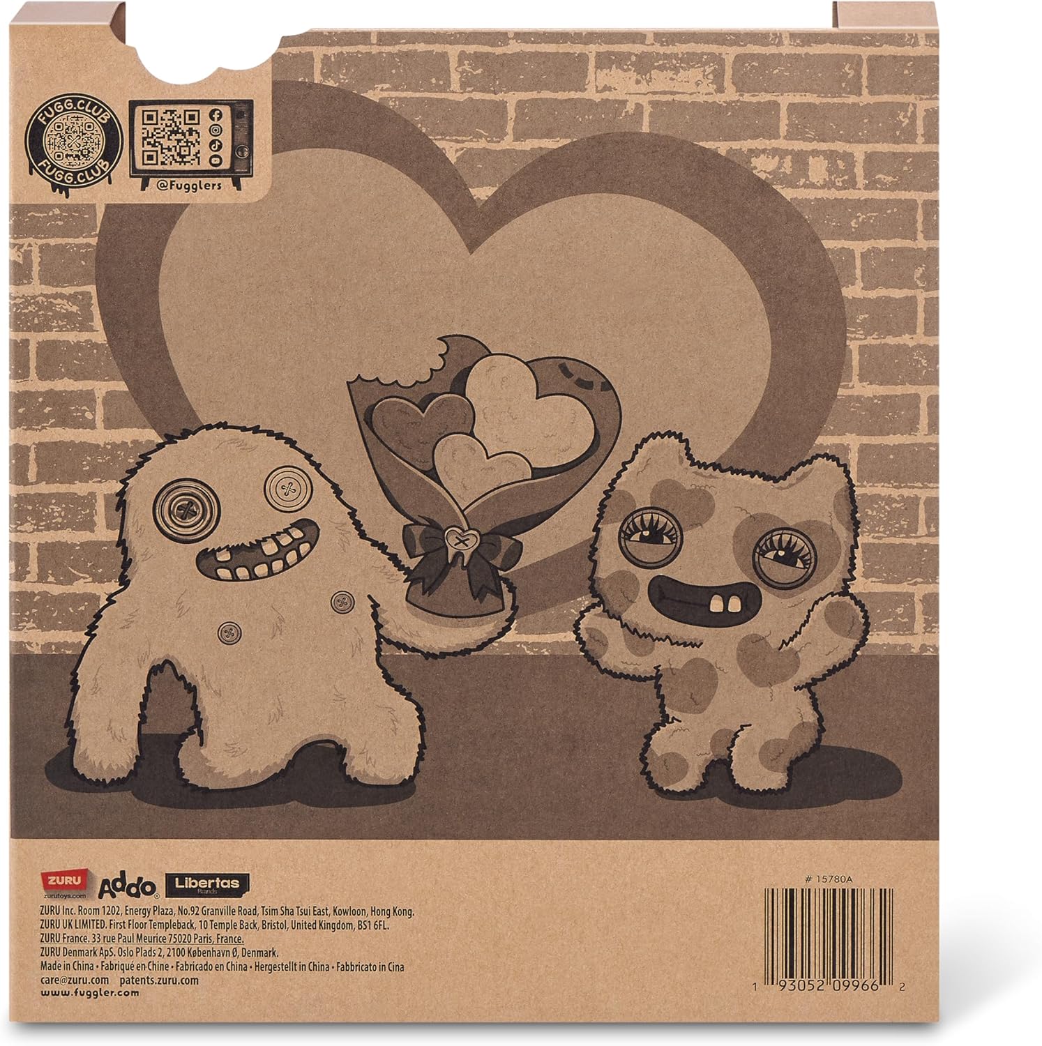 Fuggler - Fugg Bouquets - Dad, Mom, & Baby Plush 3-Pack (Rabid Rabbit, Sir Nubbynuts, & Nubbybits)