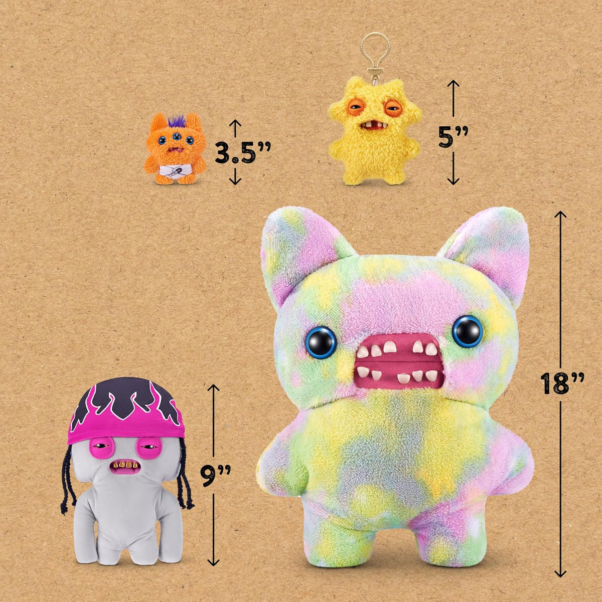 Fuggler Fugg Life Squidge 9-Inch Plush Figure