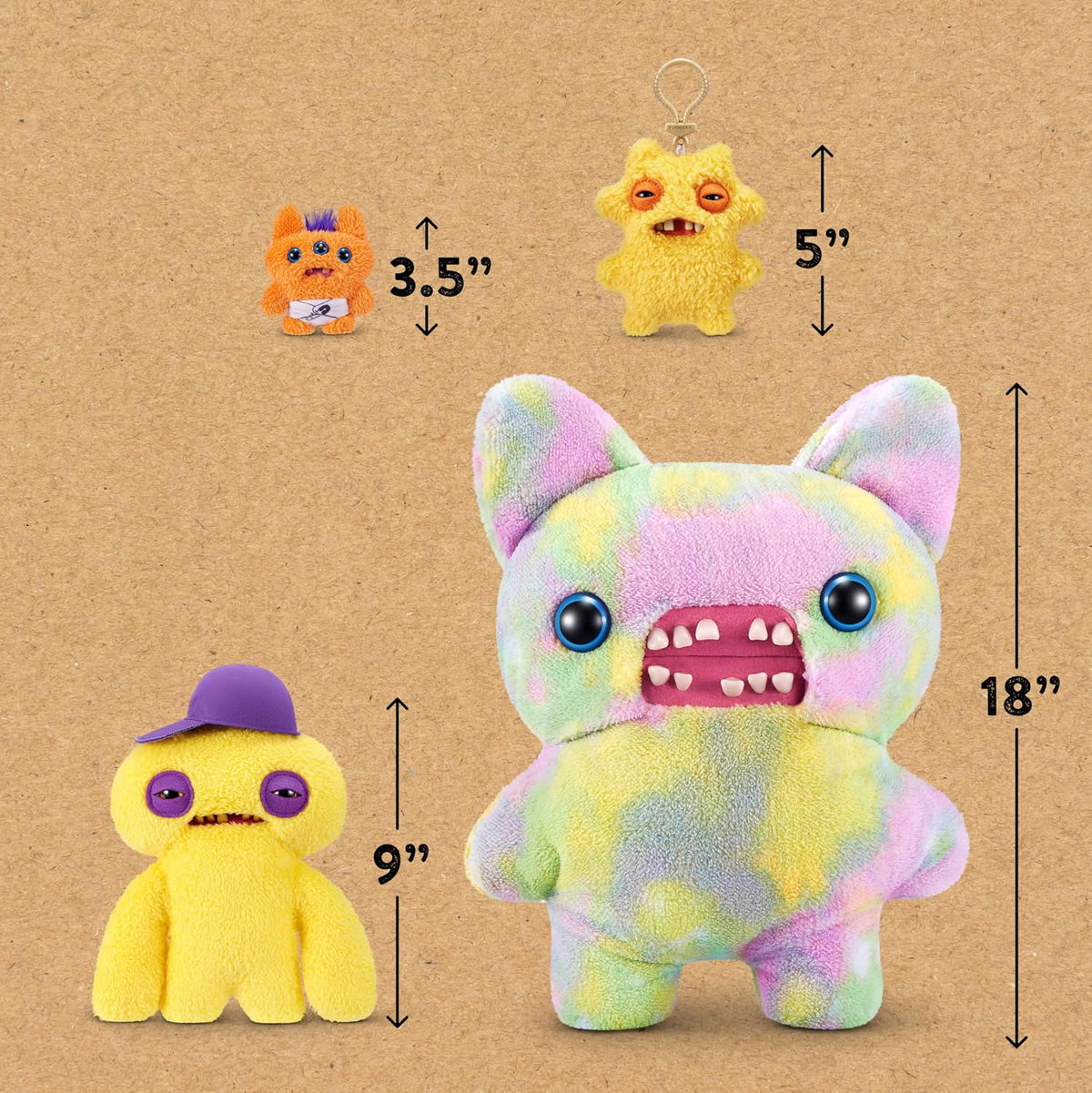 Fuggler Fugg Life Squidge 9-Inch Plush Figure