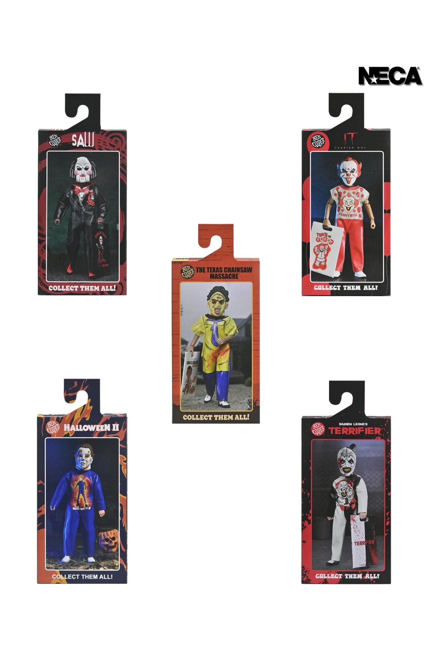 NECA - Ben Cooper Costume Kids Collection (Series 9) Clothed Action Figure Set of 5 (Pre-Order Ships September 2025)