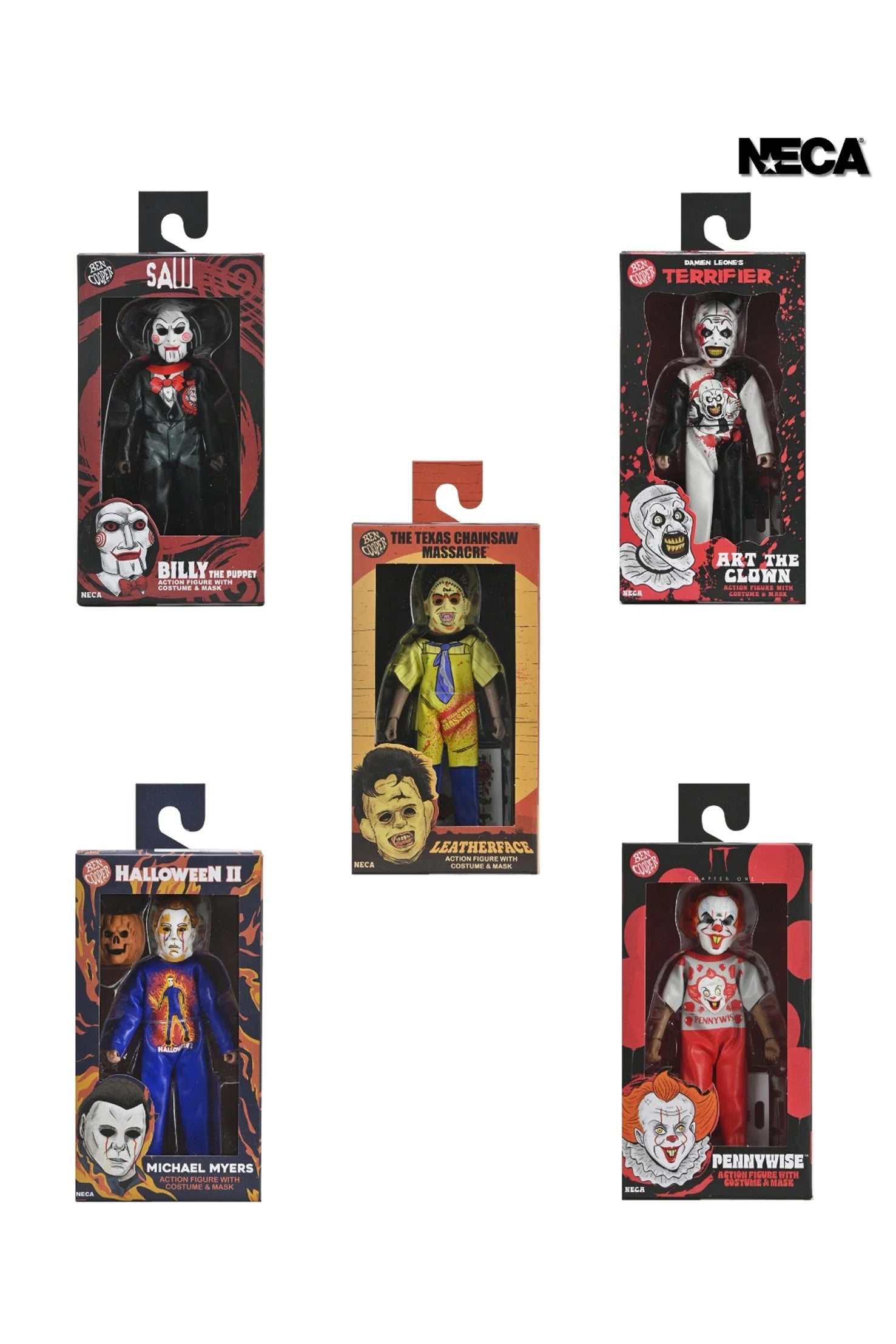 NECA - Ben Cooper Costume Kids Collection (Series 9) Clothed Action Figure Set of 5 (Pre-Order Ships September 2025)