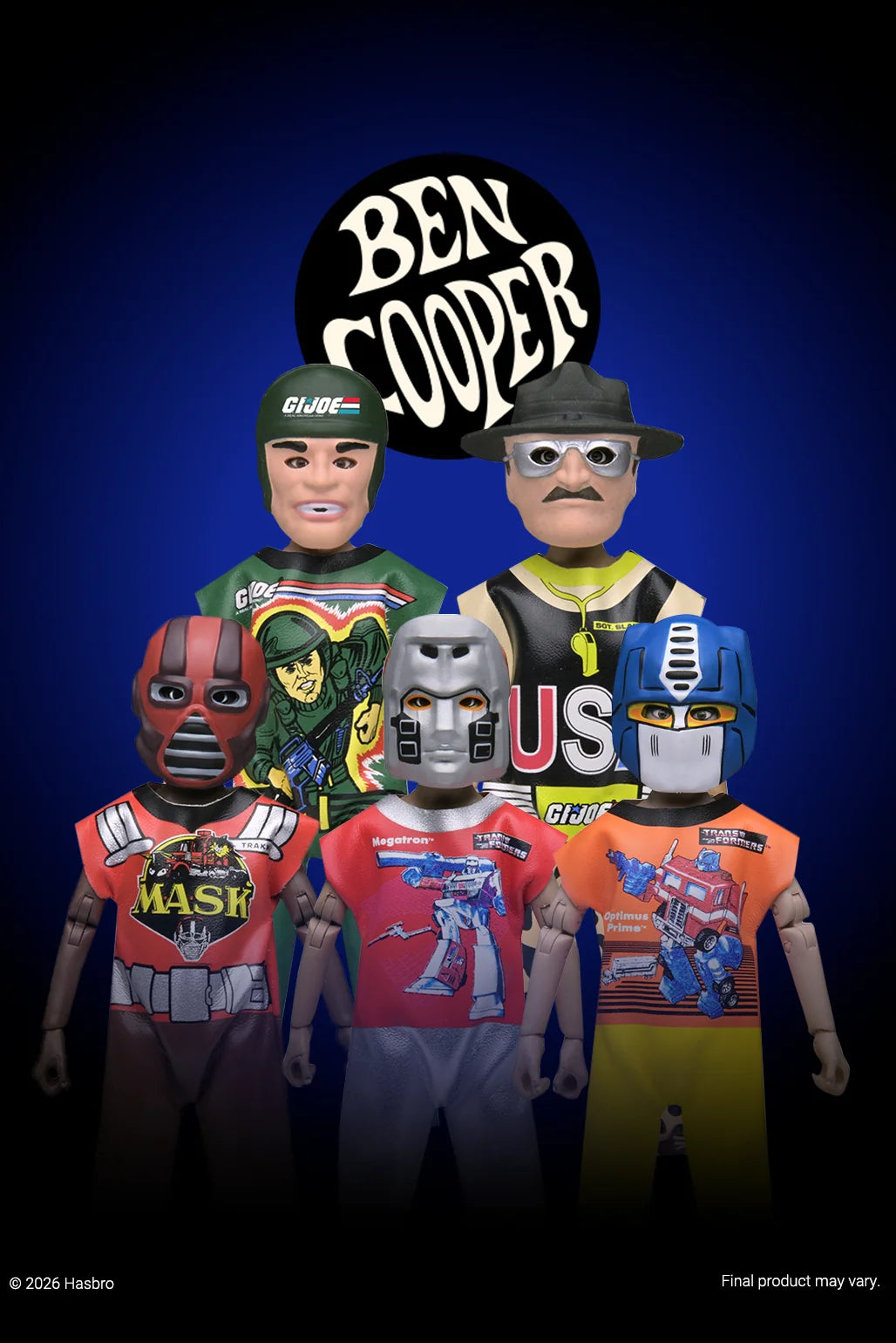 NECA - Hasbro X Ben Cooper Costume Kids Collection (Series 15) Clothed Action Figure Set of 5 (Pre-Order Ships December 2026)