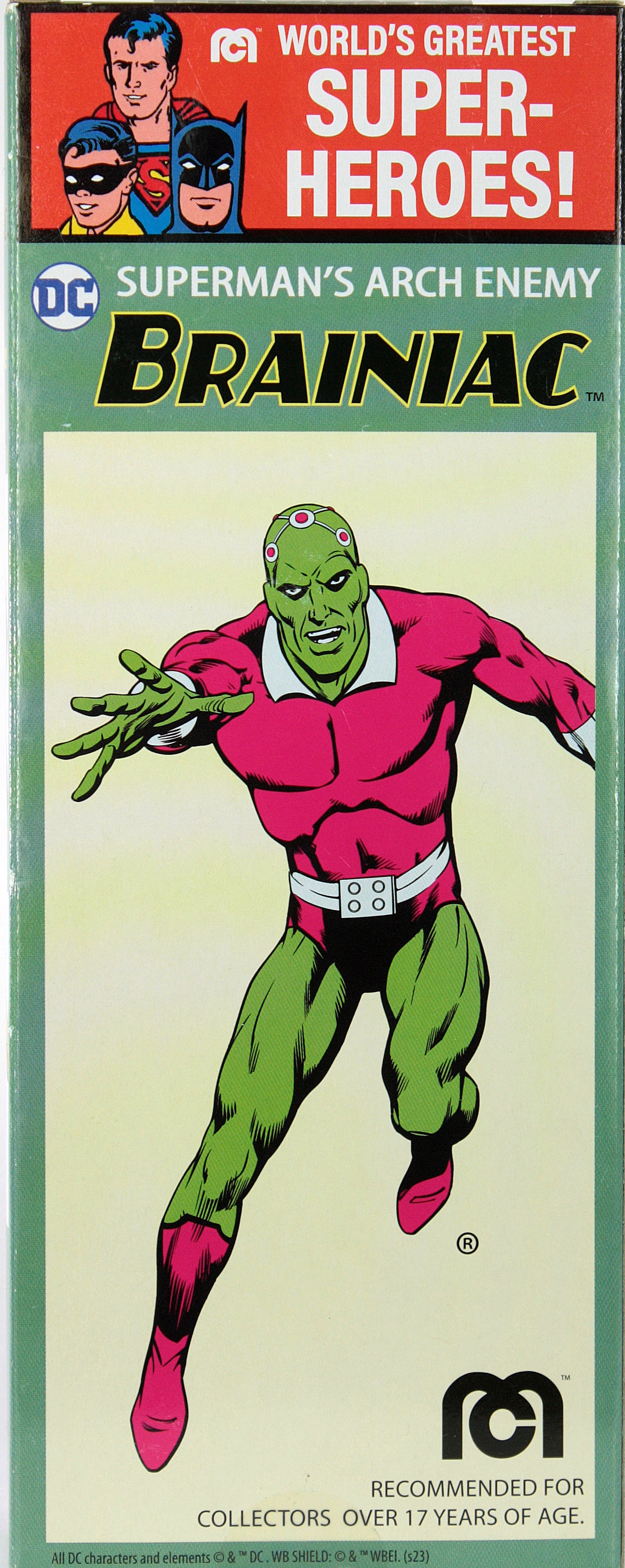 Mego Wave 18 - Brainiac 50th Anniversary World's Greatest Superheroes 8" Action Figure