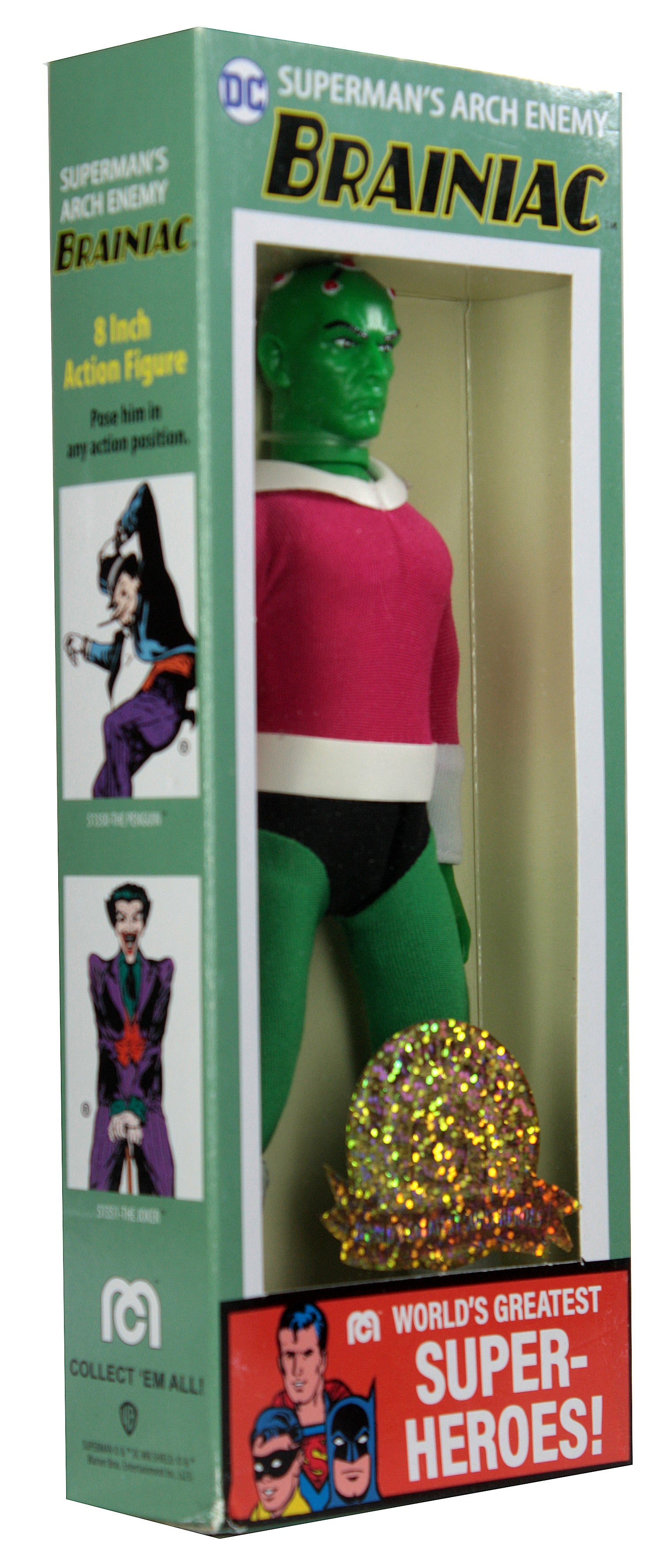 Mego Wave 18 - Brainiac 50th Anniversary World's Greatest Superheroes 8" Action Figure