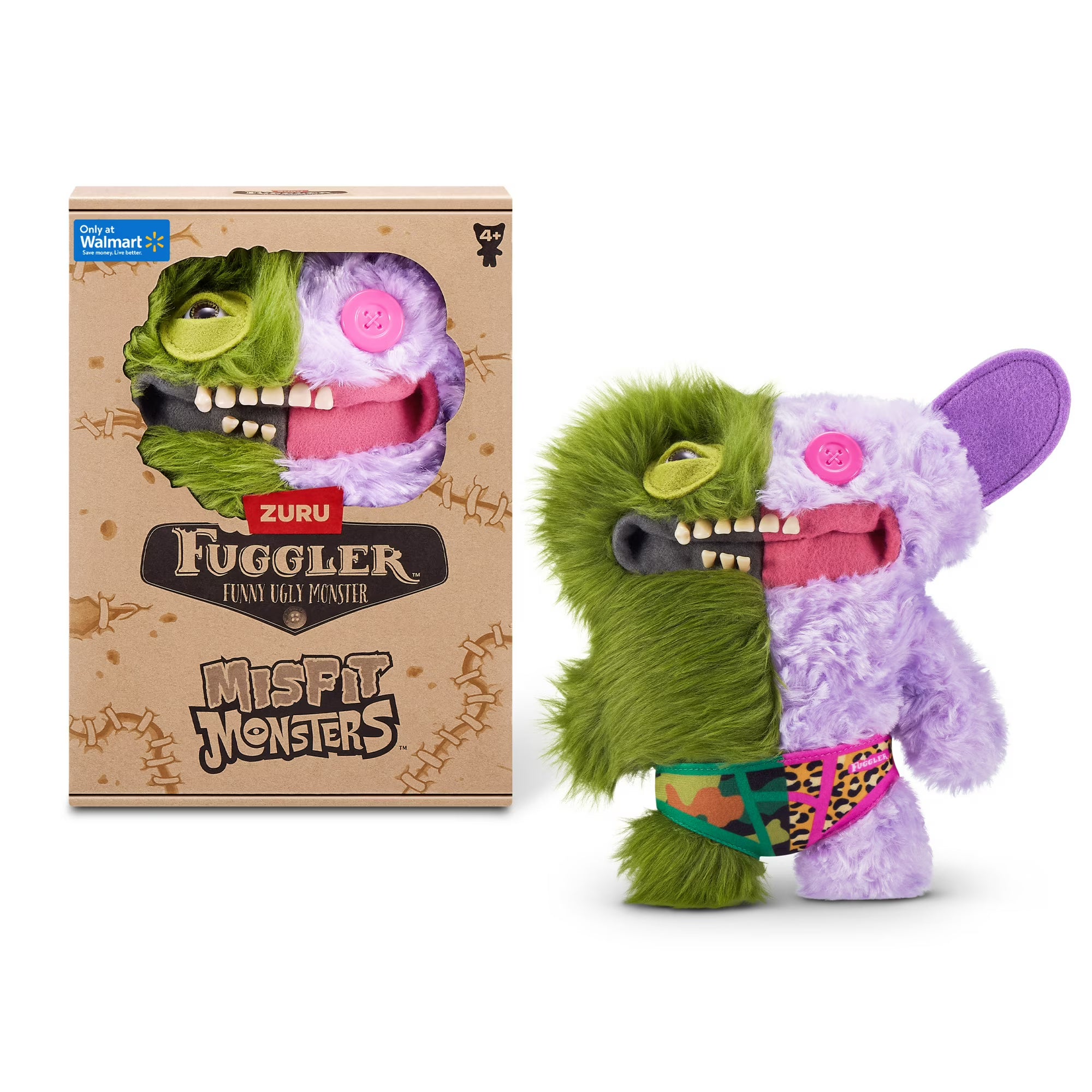 Fuggler Misfit Monsters Captain Undergrin 9-Inch Plush Figure