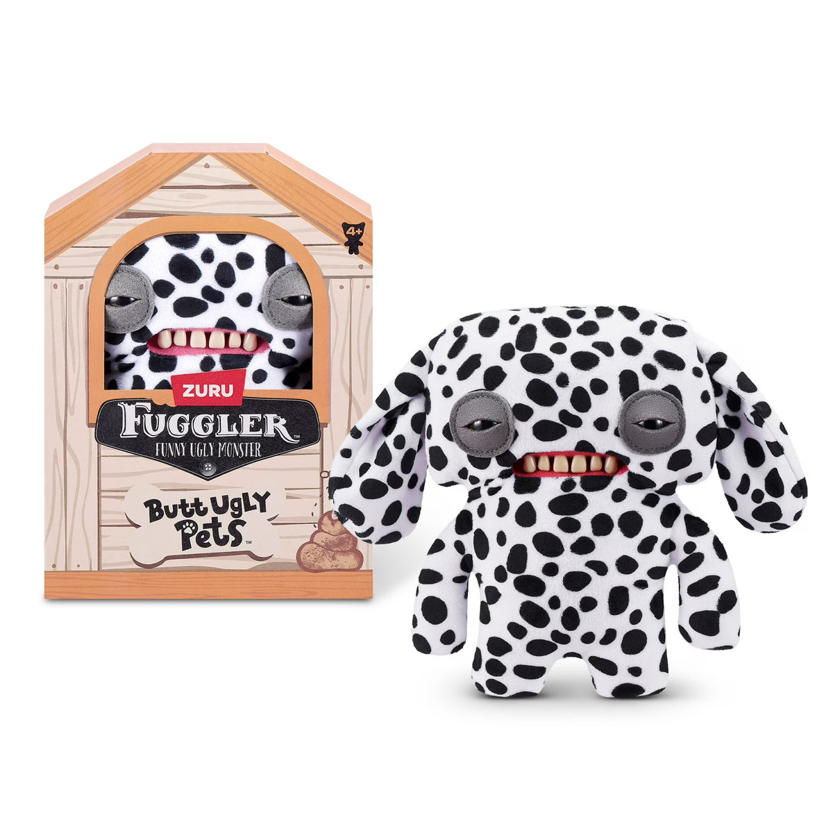 Fuggler - Butt Ugly Pets - Annoyed Alien (Dalmatian) - 9" Plush Figure