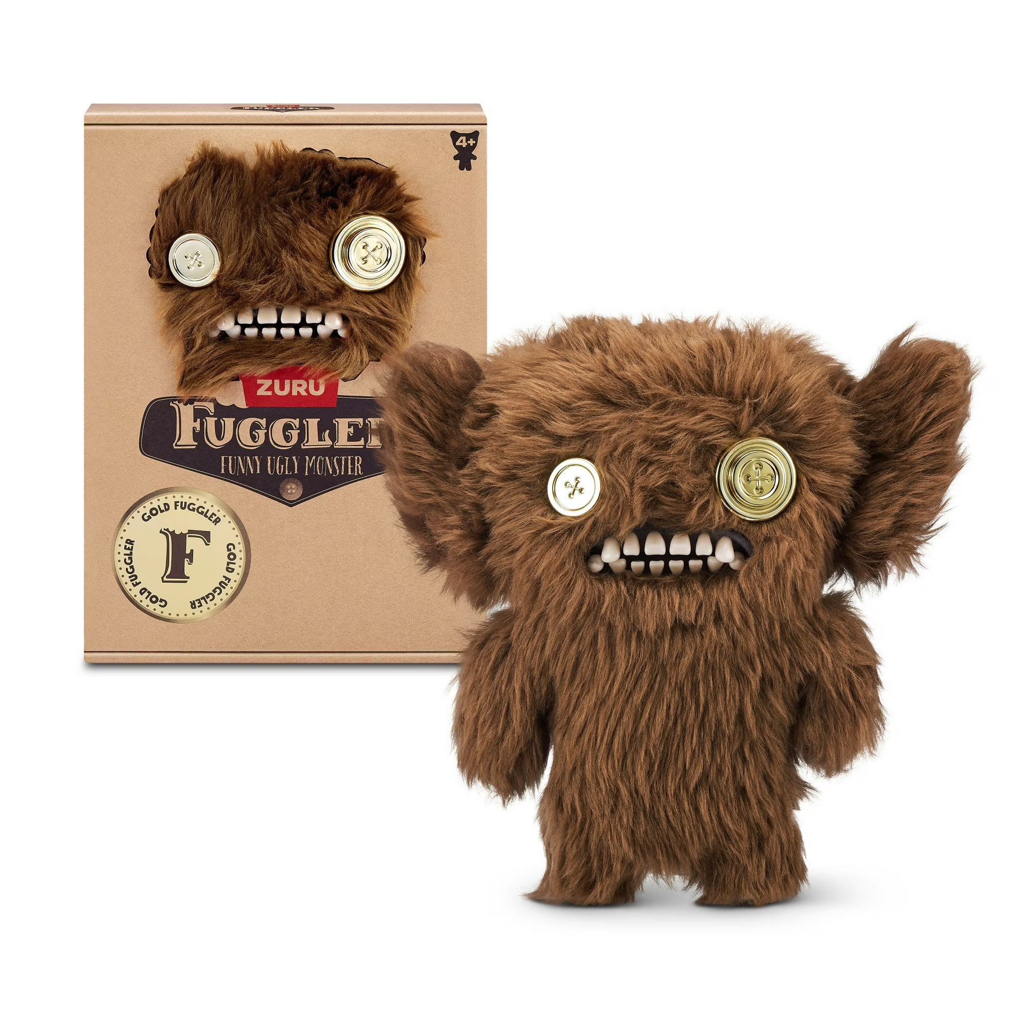 Fuggler -Gold Fuggs - Grumpy Grumps 9" Plush Figure