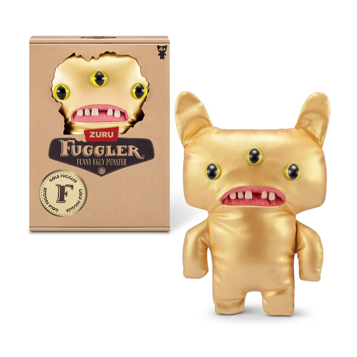 Fuggler -Gold Fuggs - Reeko All Over Gold 9" Plush Figure