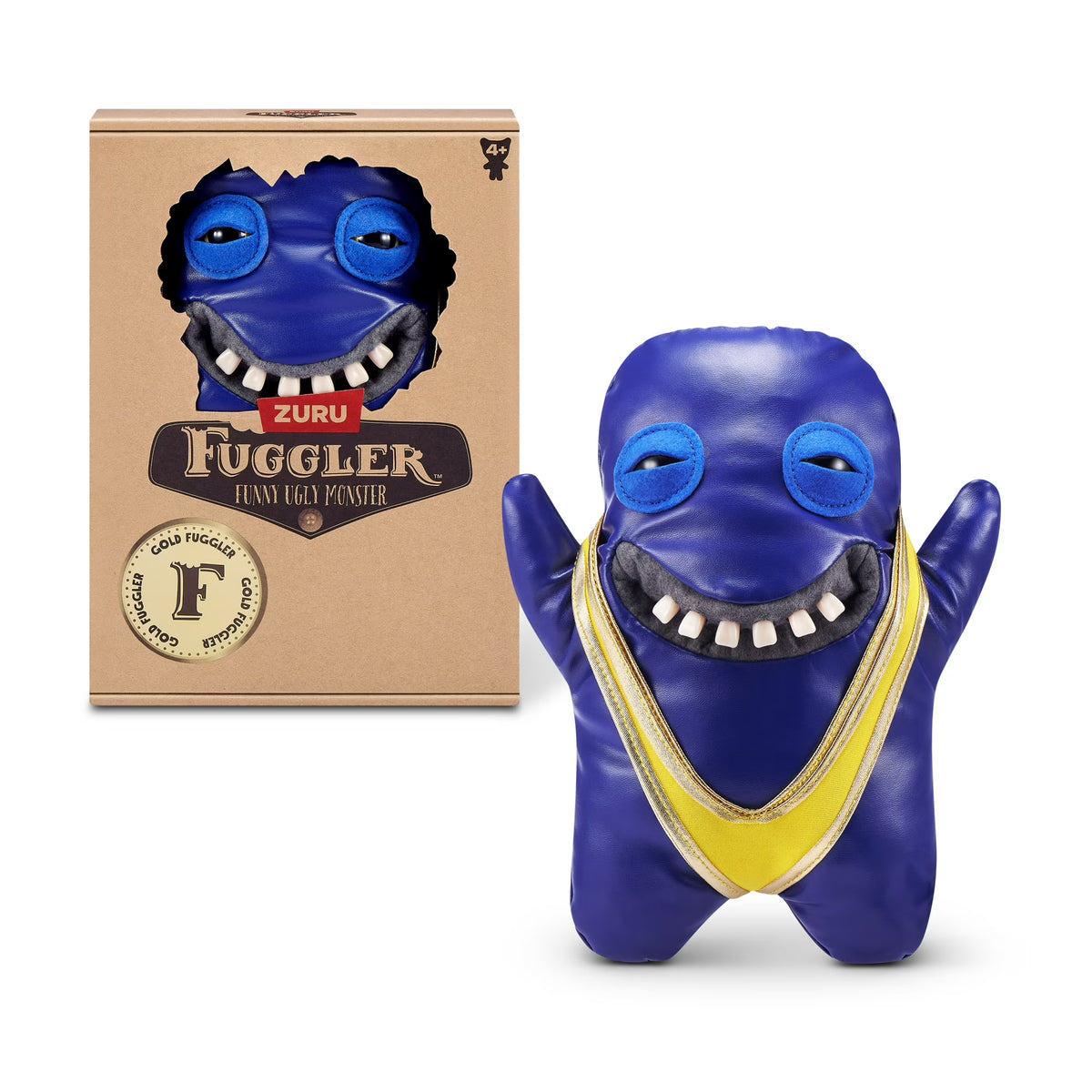 Fuggler -Gold Fuggs - Shameless Goof - 9" Plush Figure