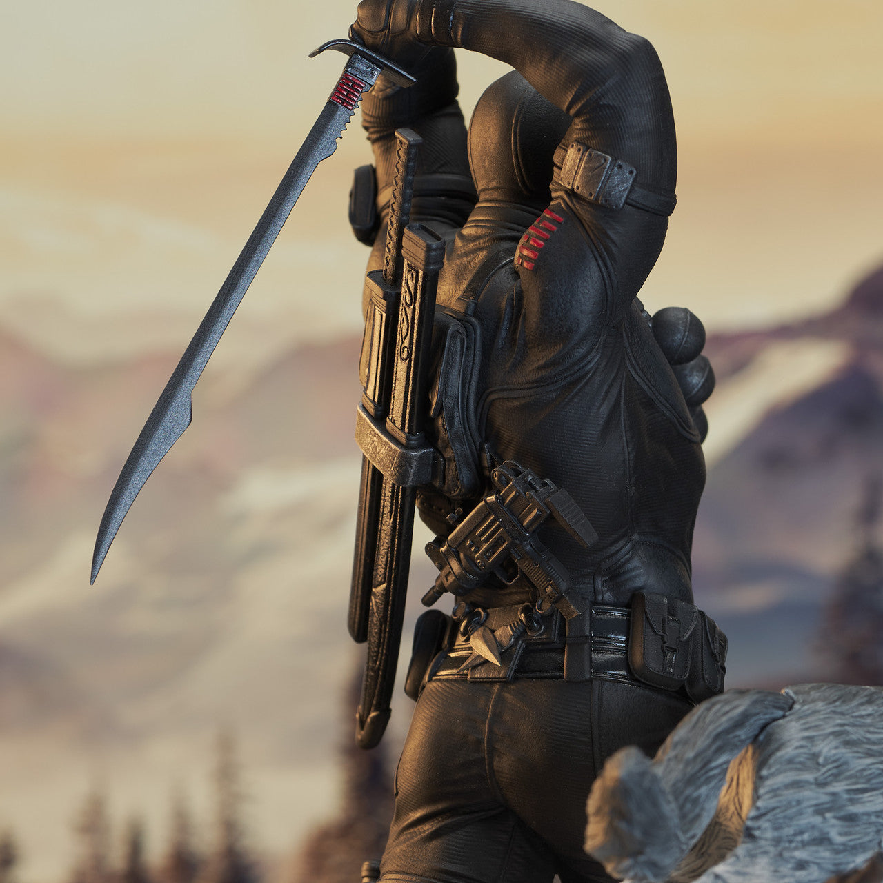 DIAMOND SELECT - G.I. Joe - Snake Eyes & Timber Gallery Diorama