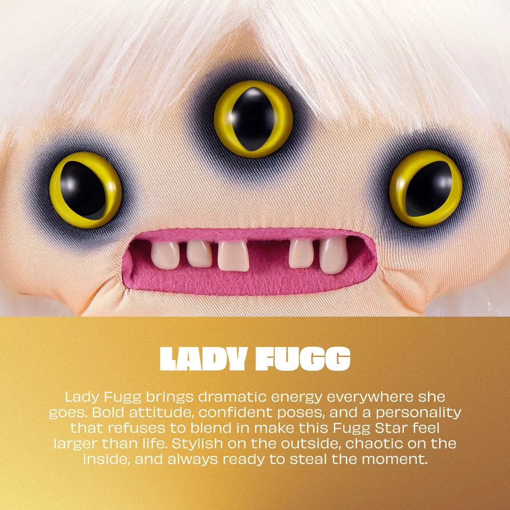 Fuggler Fugg Stars S2 Lady Fugg 9-Inch Plush Figure