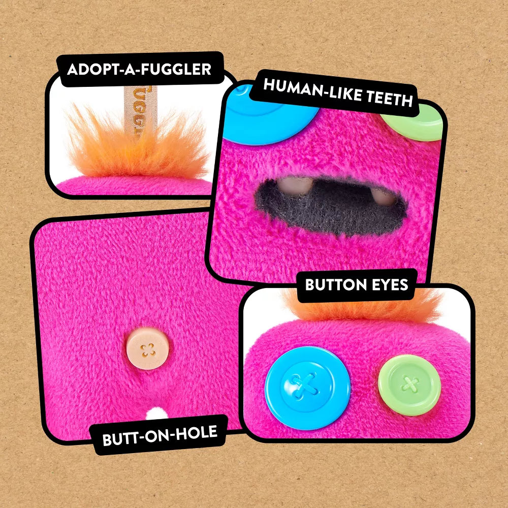 Fuggler - Baby Pinkles - Sasquoosh 3.5-Inch Plush Keyring