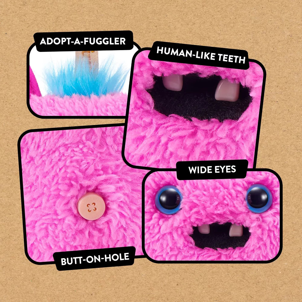 Fuggler - Baby Pinkles - Winged Bat 3.5-Inch Plush Keyring
