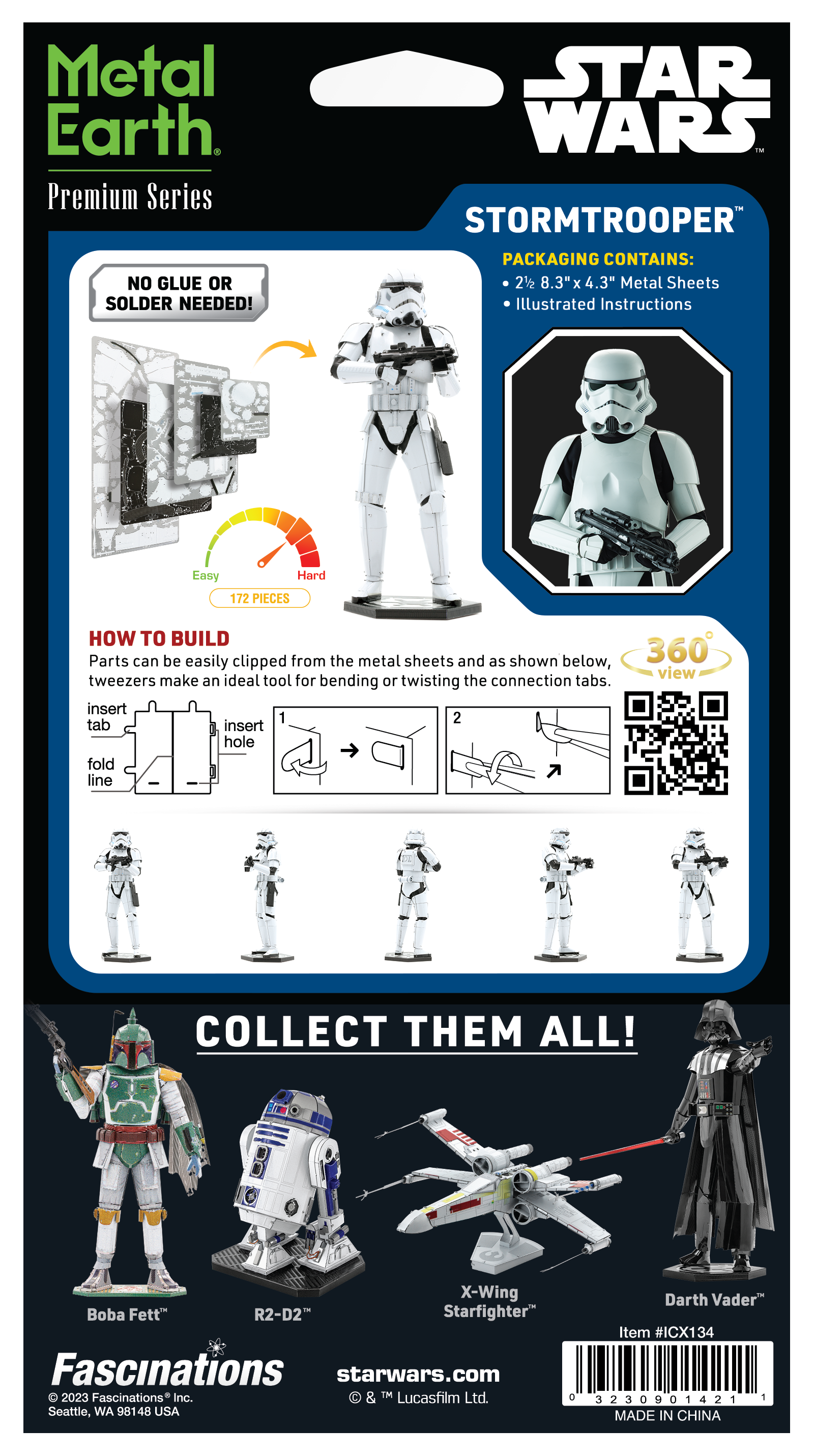 Metal Earth - Premium Series - Star Wars: Stormtrooper Model Kit