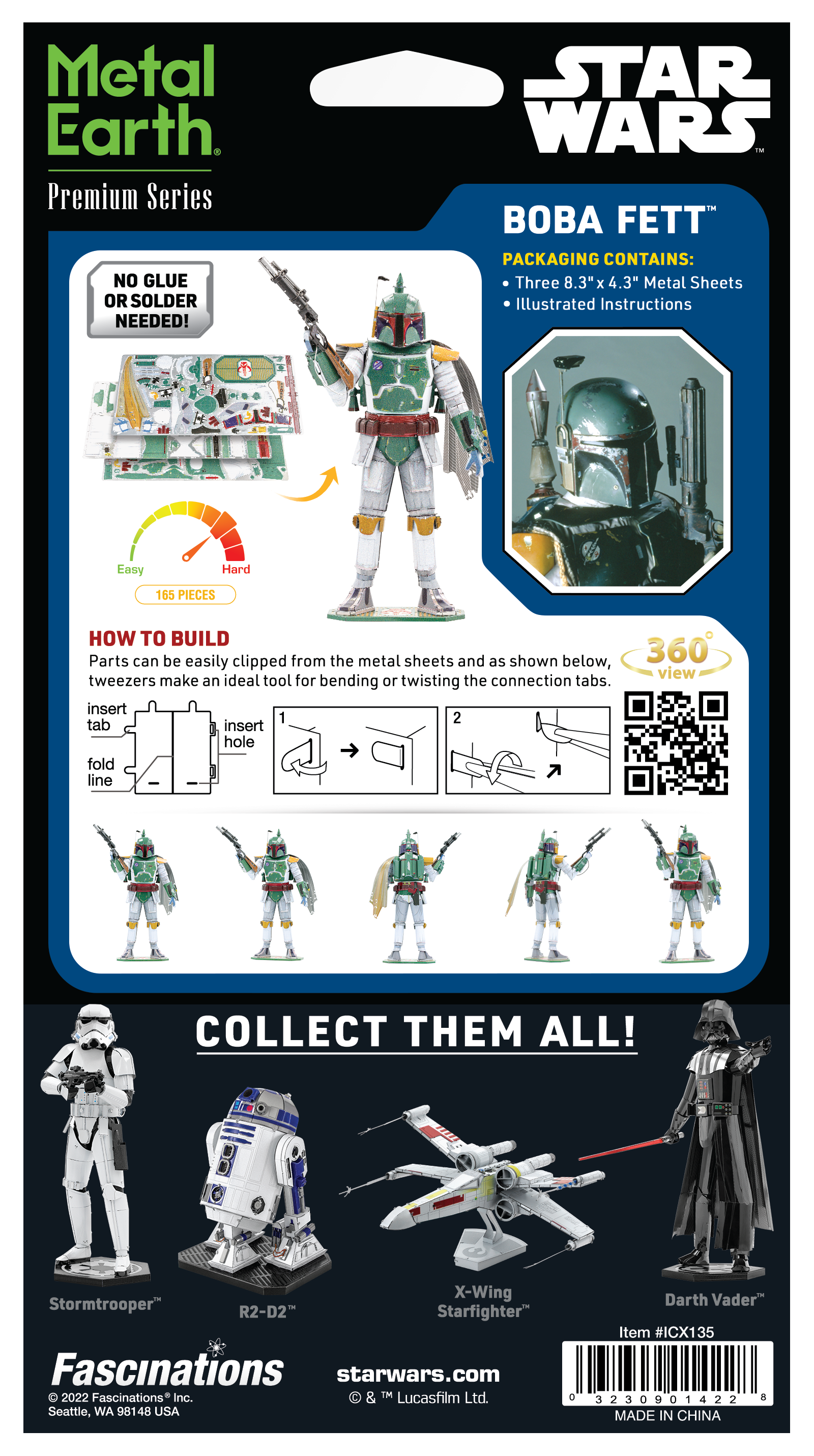 Metal Earth - Premium Series - Star Wars: Boba Fett Model Kit
