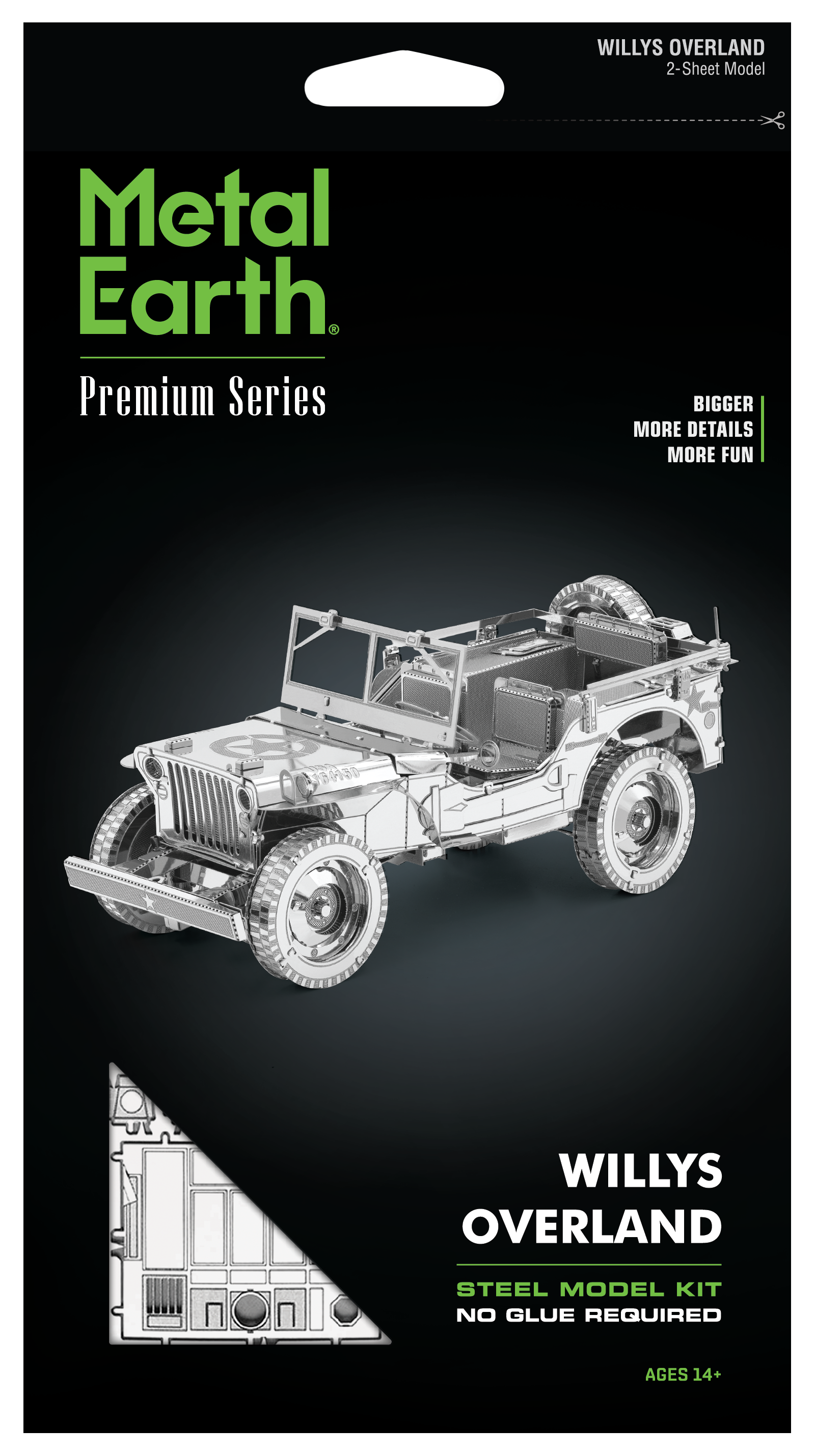 Metal Earth - Premium Series - Willys Overland Model Kit