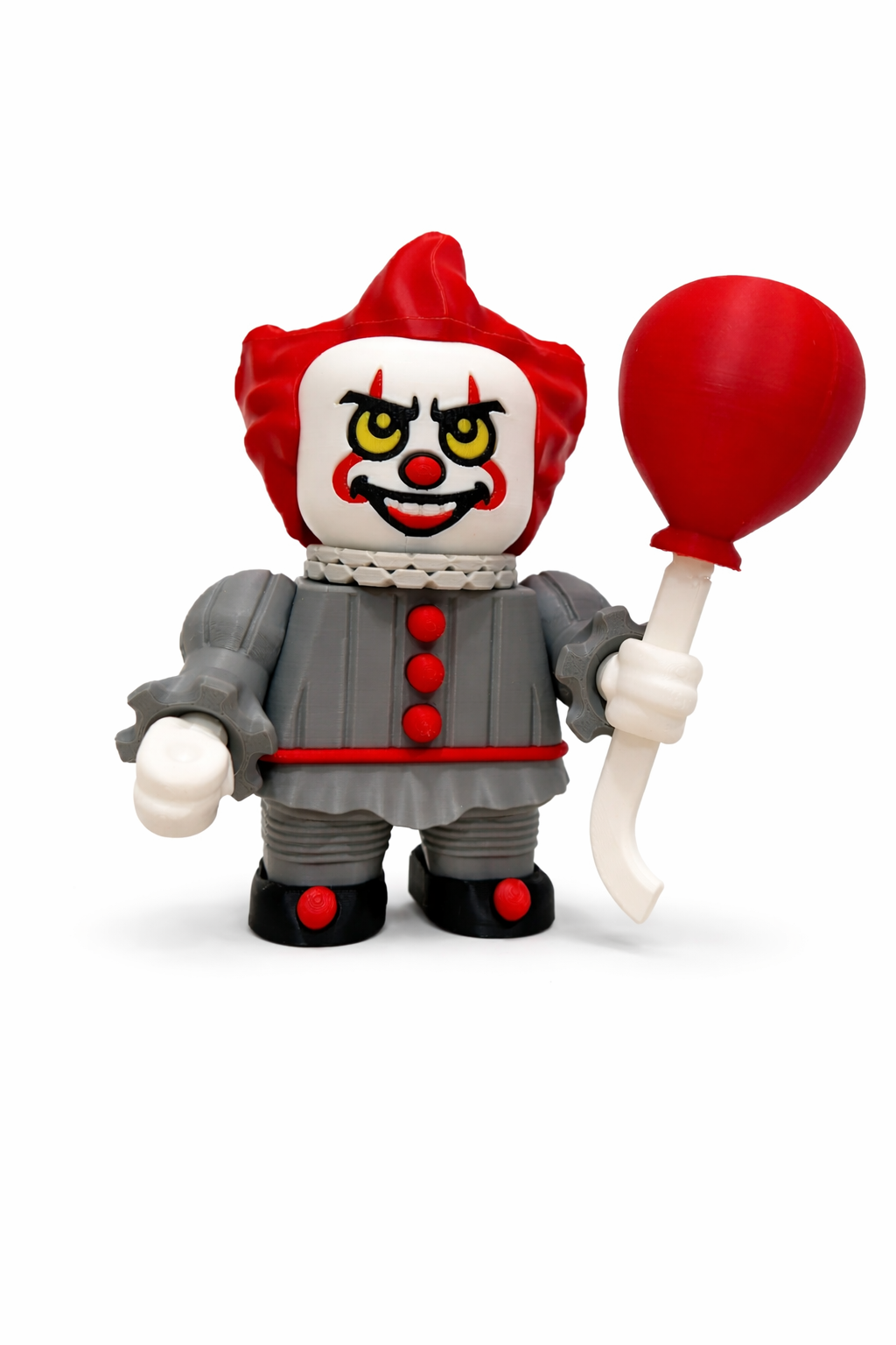 Pennywise 3D Printed Display Figure – Horror Collector Piece