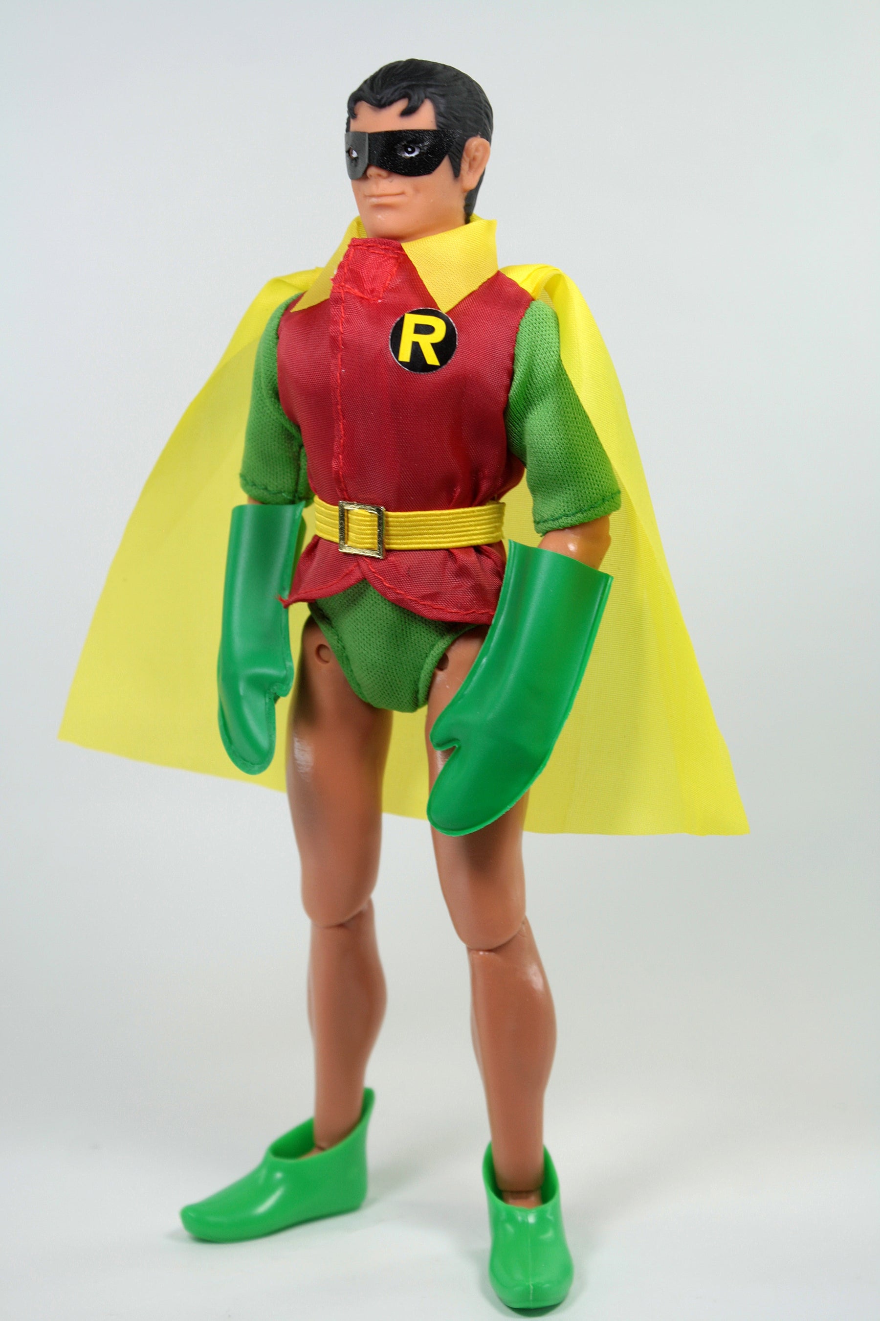 Damaged Package Mego Wave 16 - Robin 50th Anniversary World's Greatest Superheroes (Classic Box) 8" Action Figure