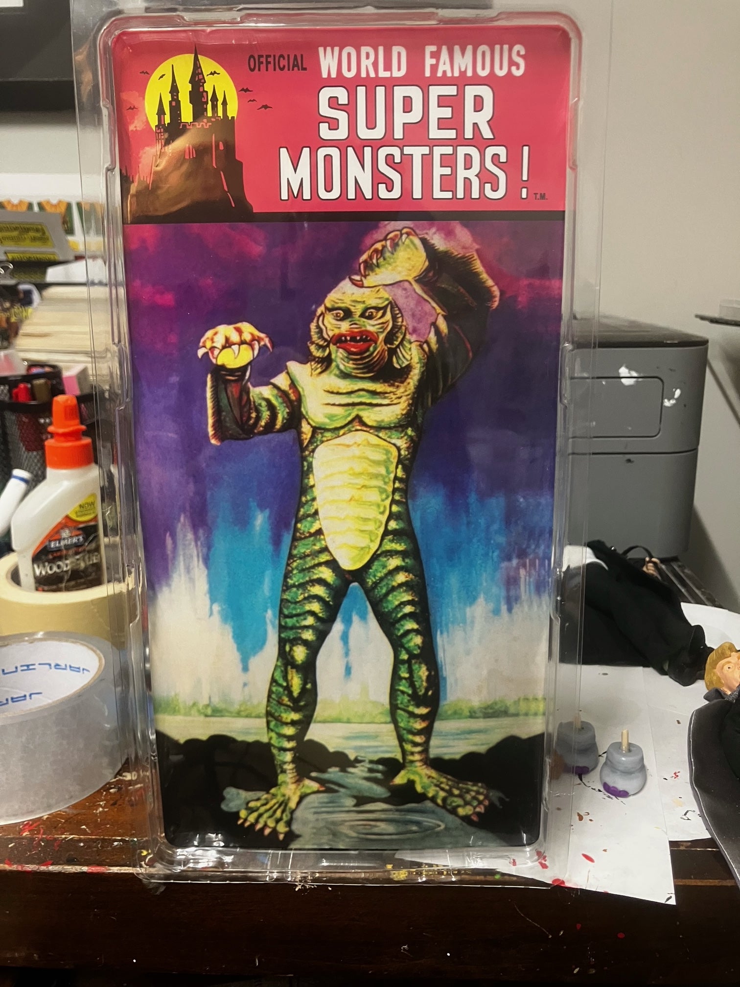 Brentz Dolz World's Famous Monsters - Creature from the Black Lagoon 8" Art Action Figure