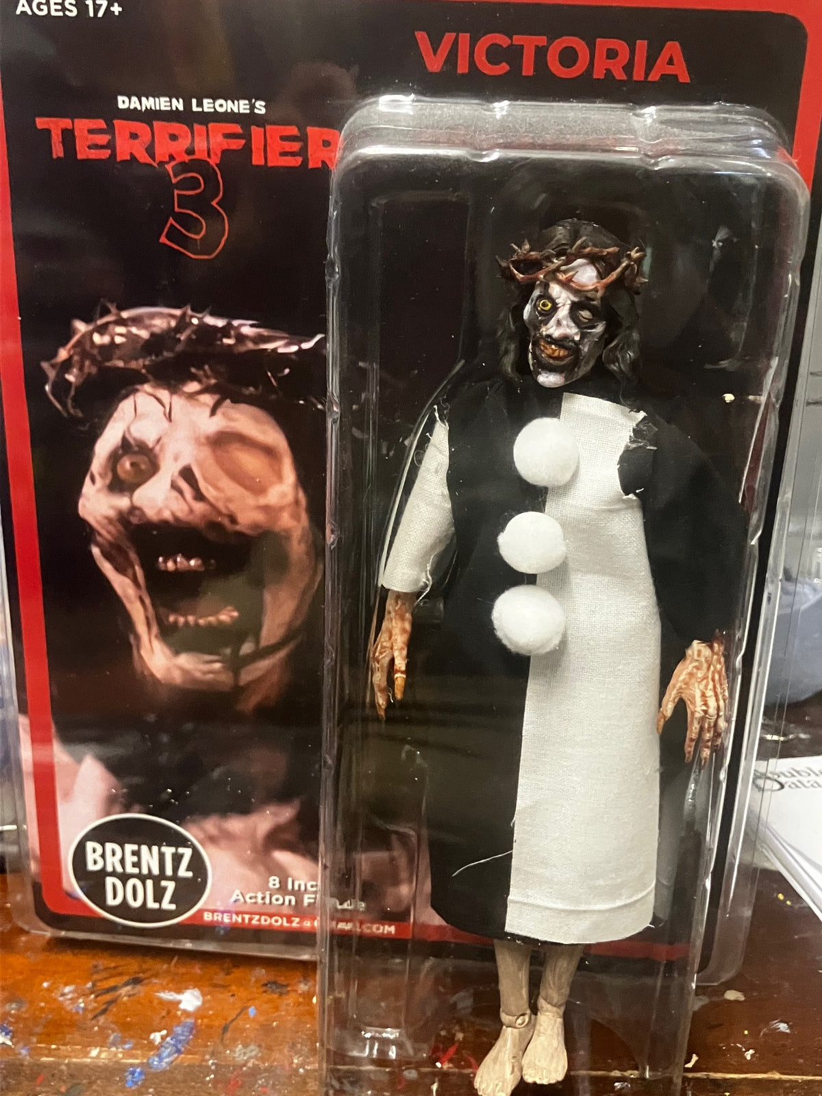 Brentz Dolz Terrifier 3 - Victoria (B&W) 8" Action Figure