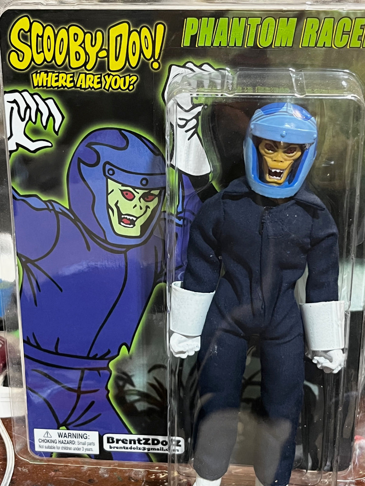Brentz Dolz Scooby-Doo - Phantom Racer 8" Action Figure
