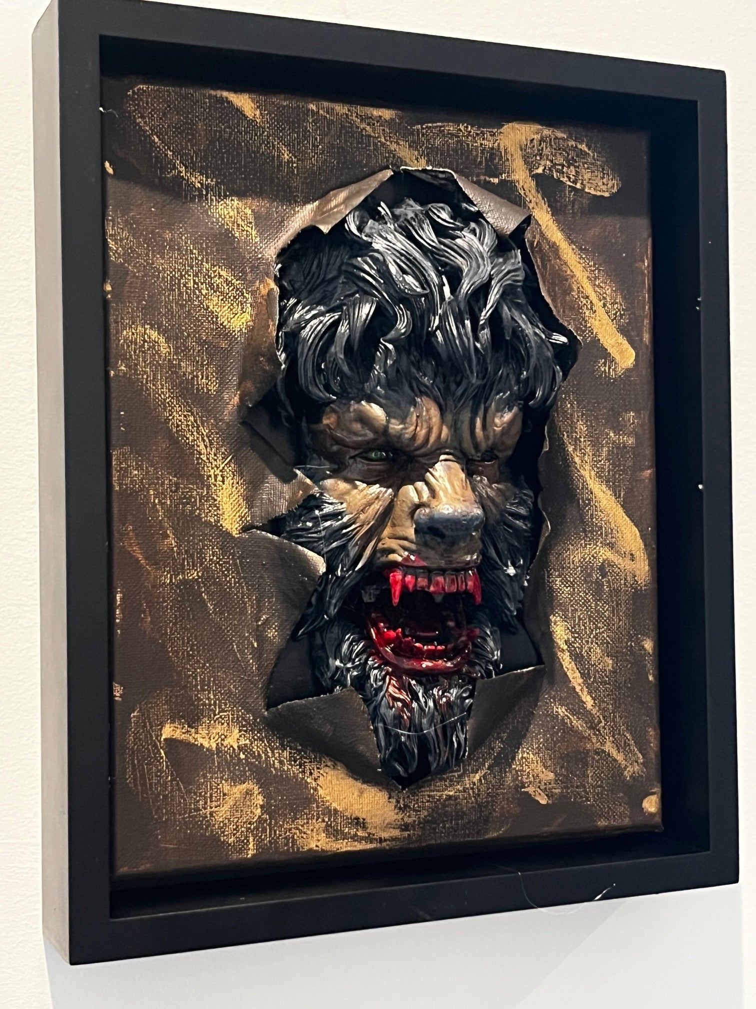 Brentz Dolz Universal Monsters: Wolfman 3D Wall Art 8x10