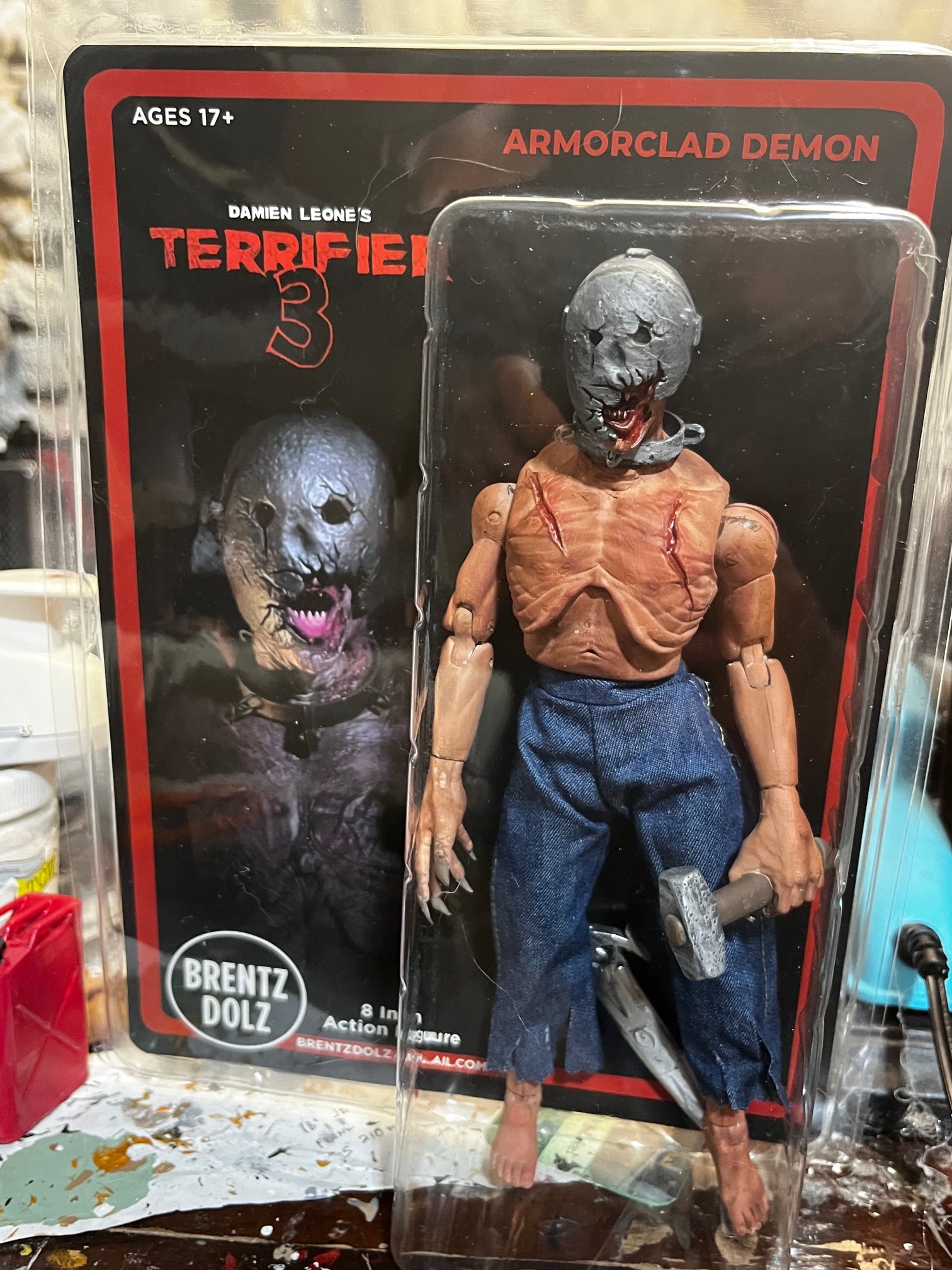 Brentz Dolz Terrifier 3 - Armor Clad Demon 8" Art Action Figure