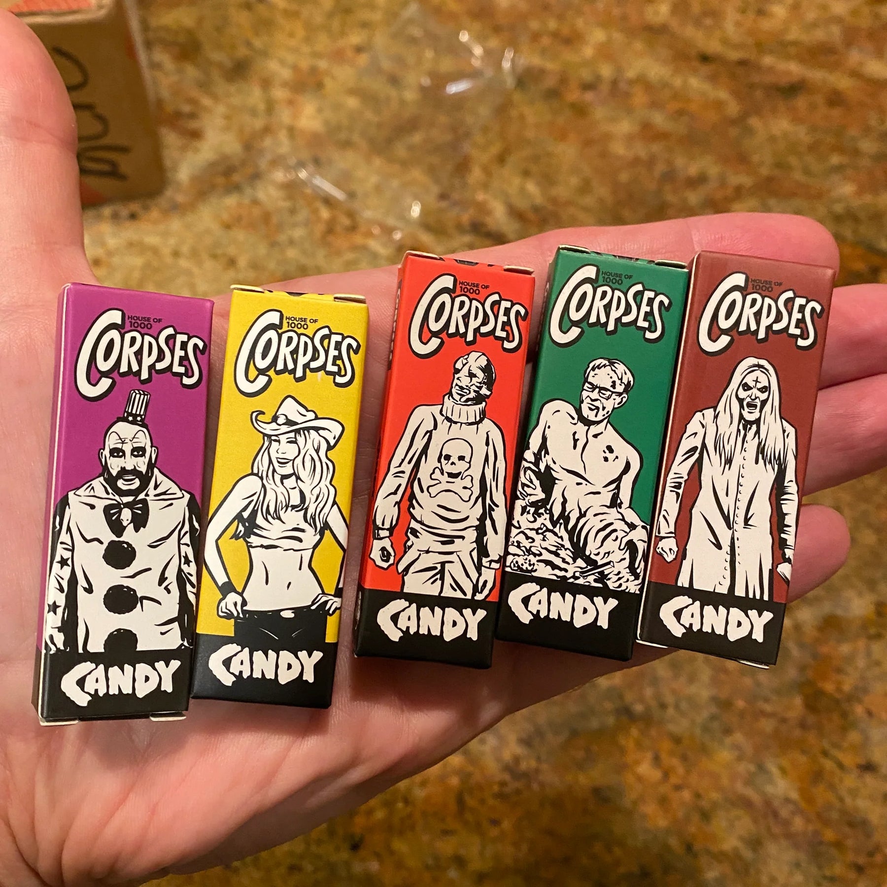 Monster General Store - Rob Zombie: House Of 1000 Corpses Retro-Style Candy Box Set (NO CANDY INCLUDED)