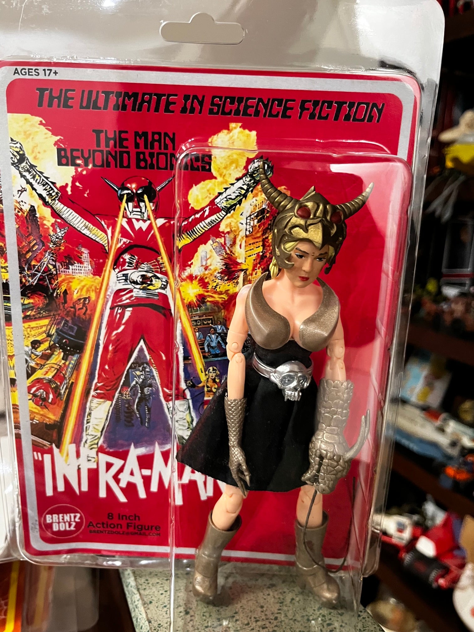 Brentz Dolz Infra-Man - Demon Princess Elzebub 8" Art Action Figure