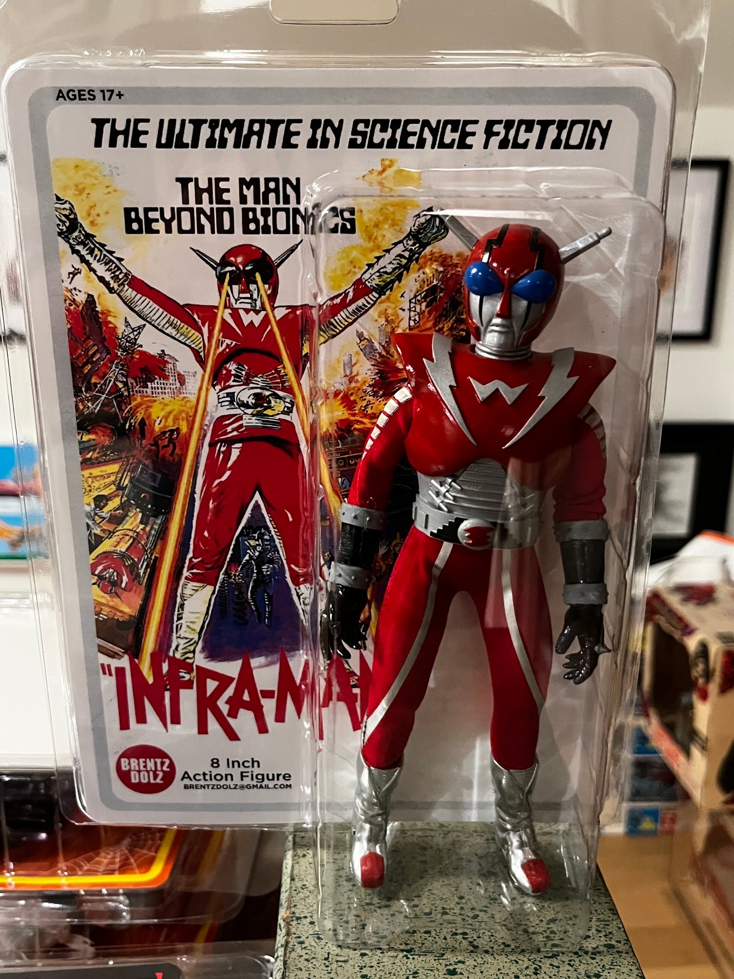 Brentz Dolz Infra-Man - Infra-Man 8" Art Action Figure