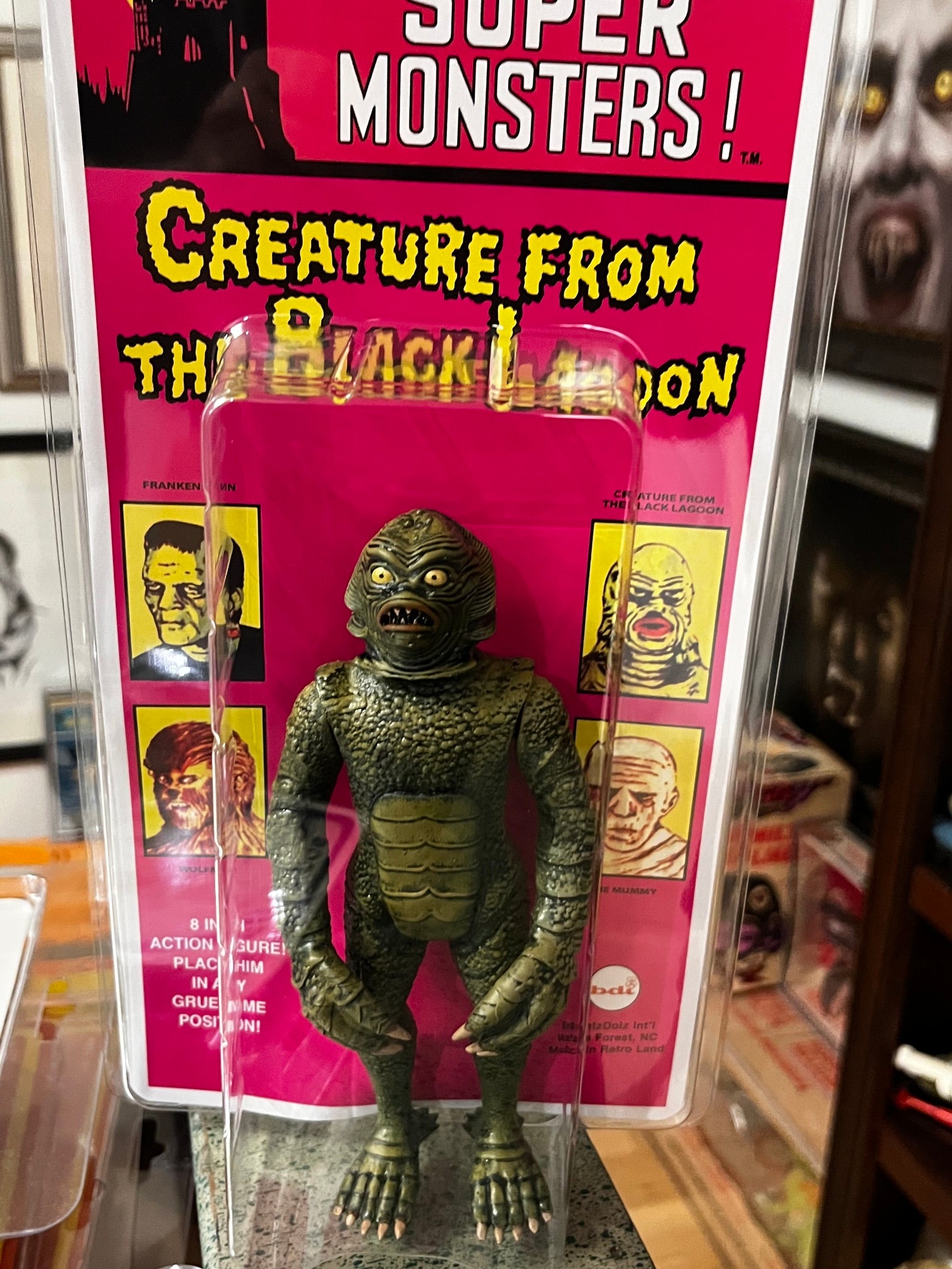 Brentz Dolz World's Famous Monsters - Creature from the Black Lagoon 8" Art Action Figure