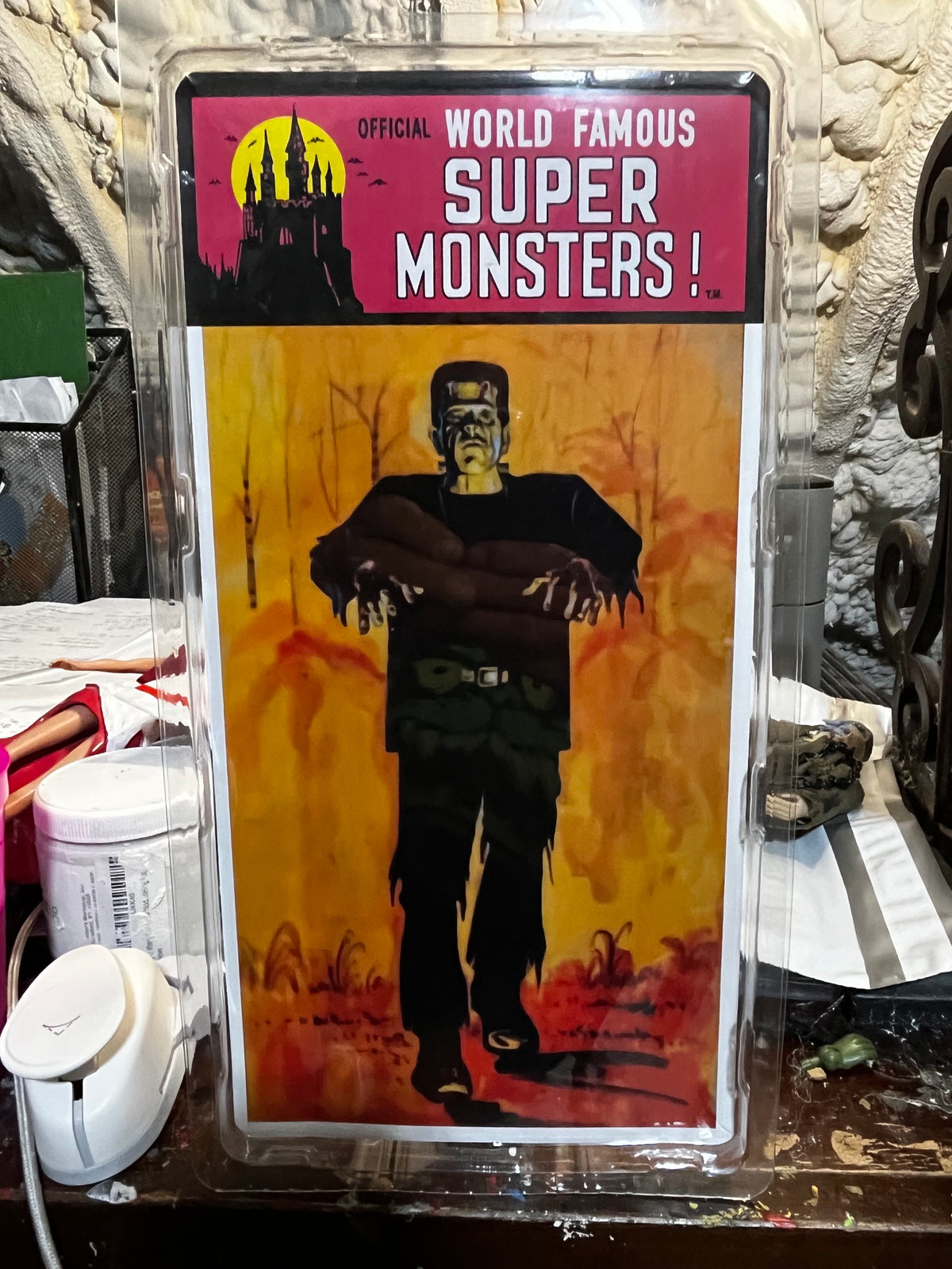 Brentz Dolz - World Famous Super Monsters - Frankenstein 8" Art Action Figure