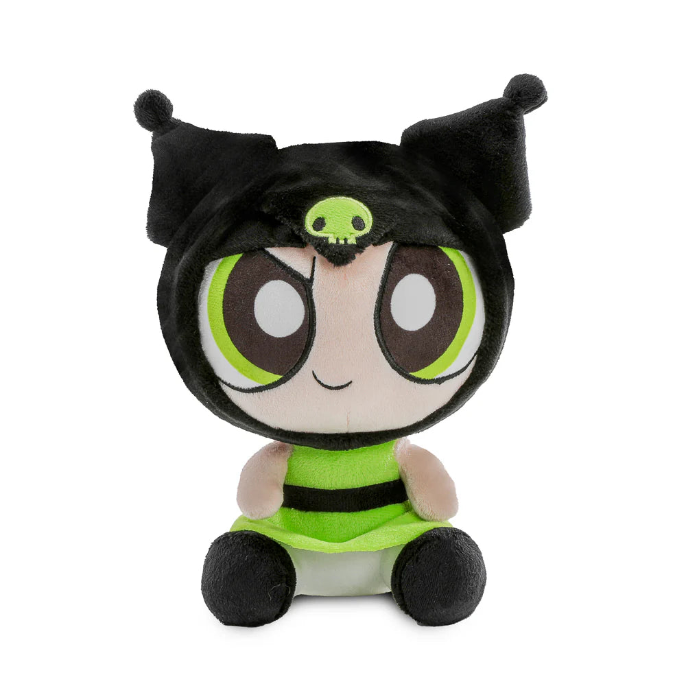 Kidrobot - Hello Kitty & Friends X The Powerpuff Girls - Buttercup as Kuromi Phunny Plush (Pre-Order Ships June 2026)