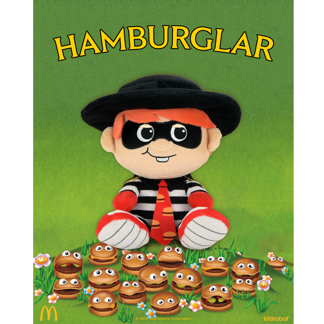 Kidrobot - McDonald's - Hamburglar Phunny Plush (Pre-Order Ships September 2026)
