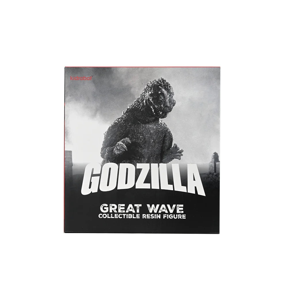 Kidrobot - Great Wave Godzilla with Dunny 8" Resin Art Figure (Limited Edition)
