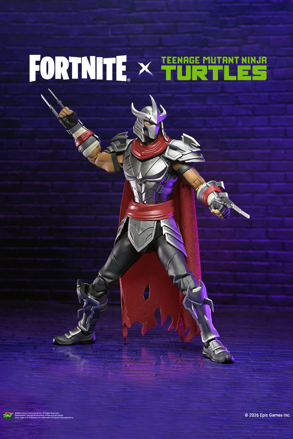 NECA - Fortnite x TMNT - Shredder 7" Scale Action Figure (Pre-Order Ships October 2026)