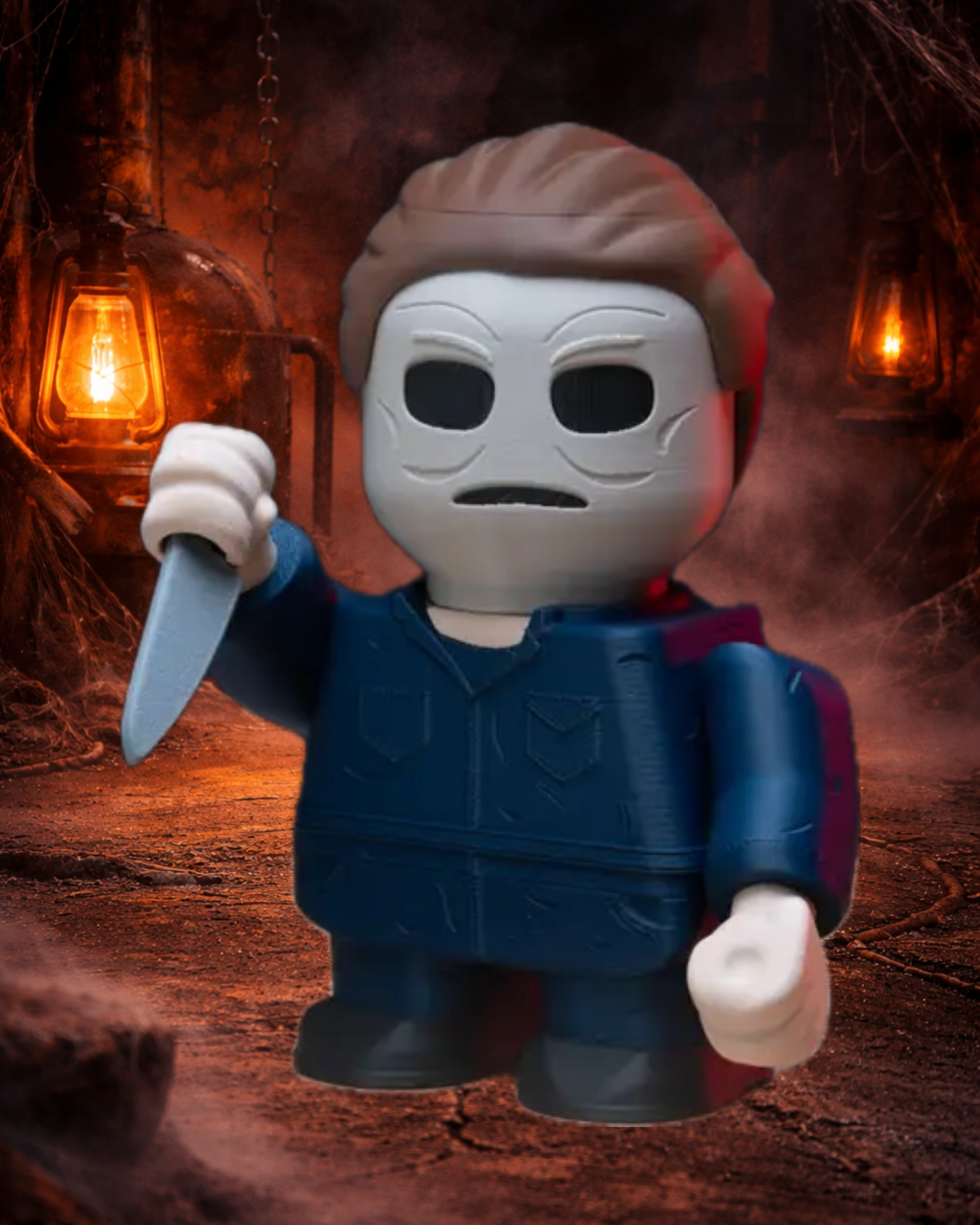 Michael Myers 3D Printed Display Figure – Horror Collector Piece