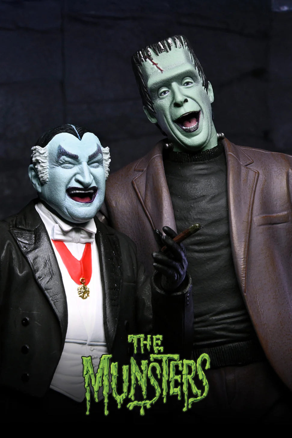 NECA - The Munsters (TV Series) - Ultimate Grandpa & Herman Munster 7" Scale Action Figure Bundle (Pre-Order Ships February 2026)