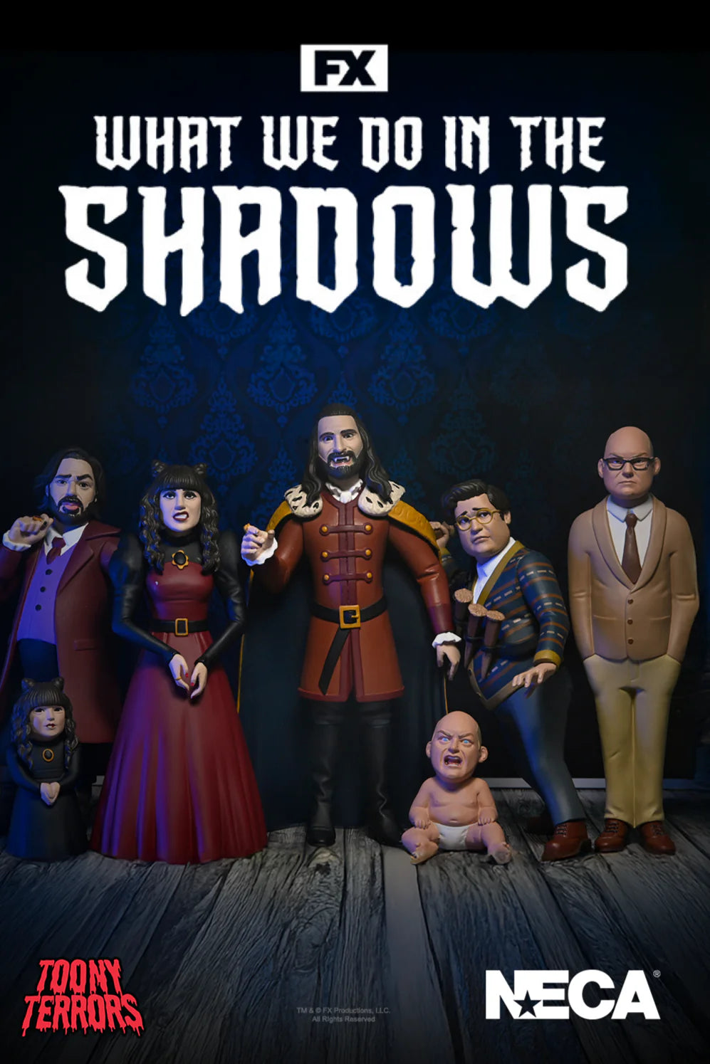 NECA - Toony Terrors - What We Do in the Shadows 6" Action Figure 5-Pack (Pre-Order Ships September 2025)