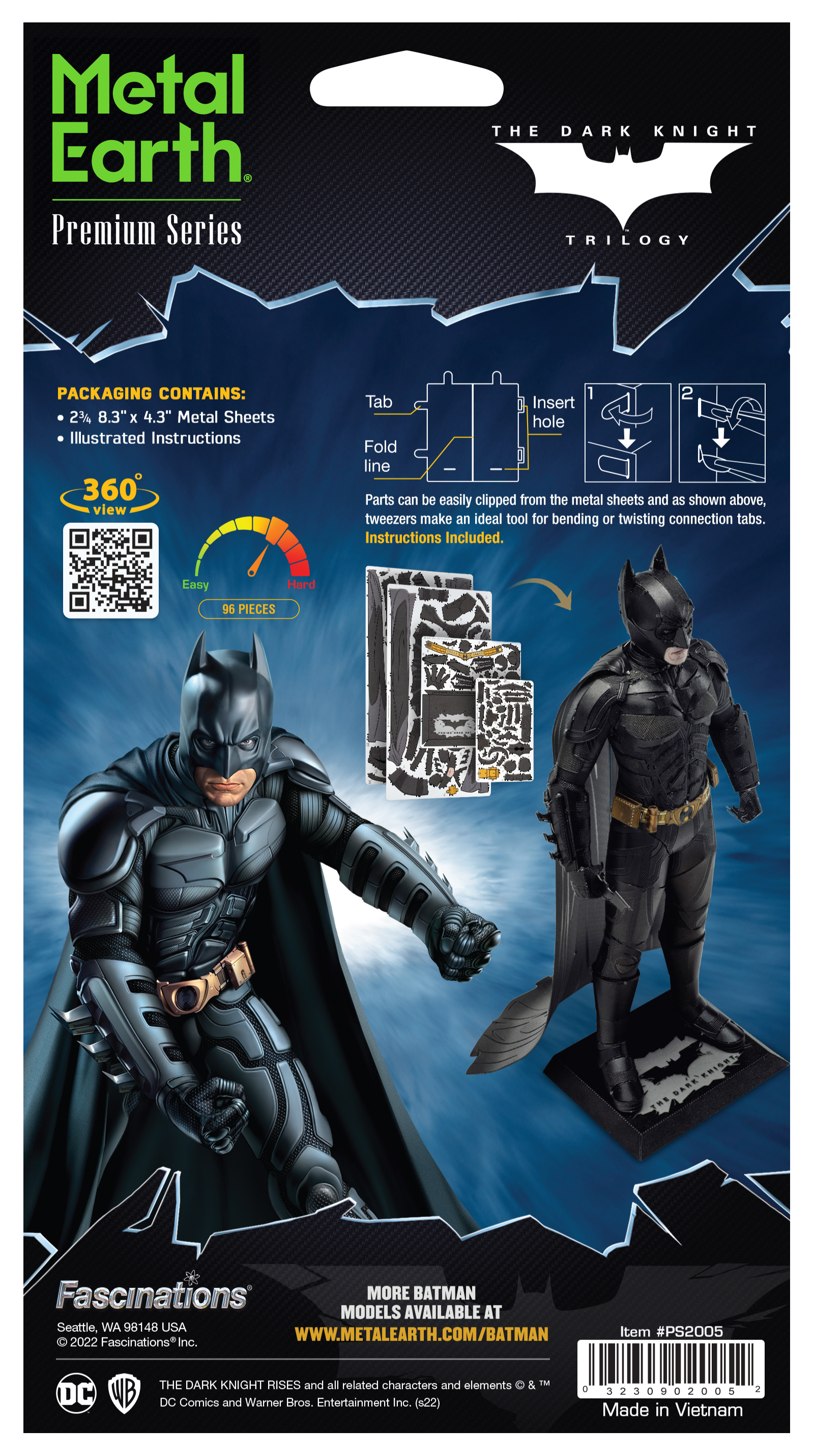 Metal Earth - Premium Series - Batman: The Dark Knight Model Kit