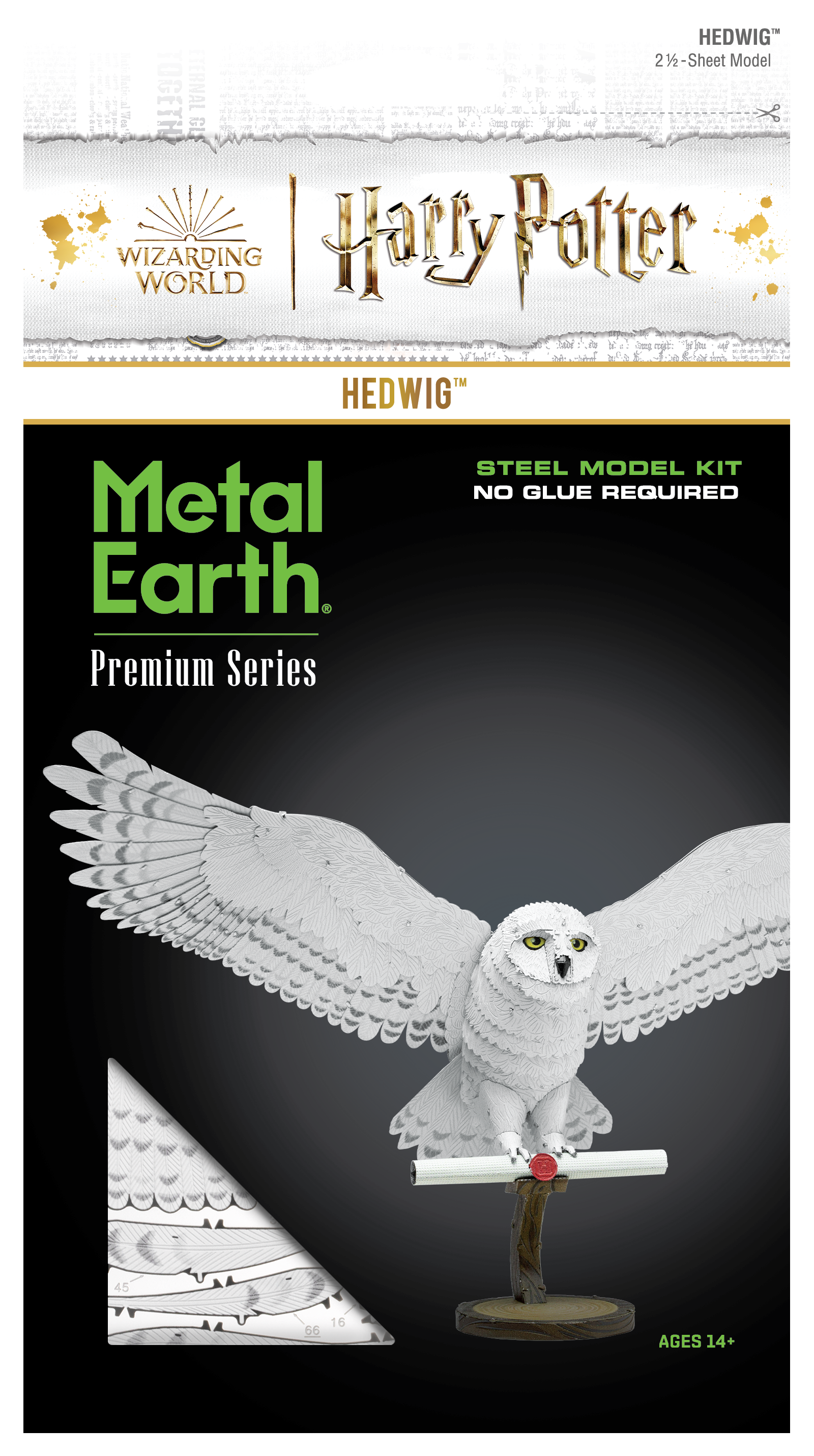 Metal Earth - Premium Series - Harry Potter: Hedwig Model Kit