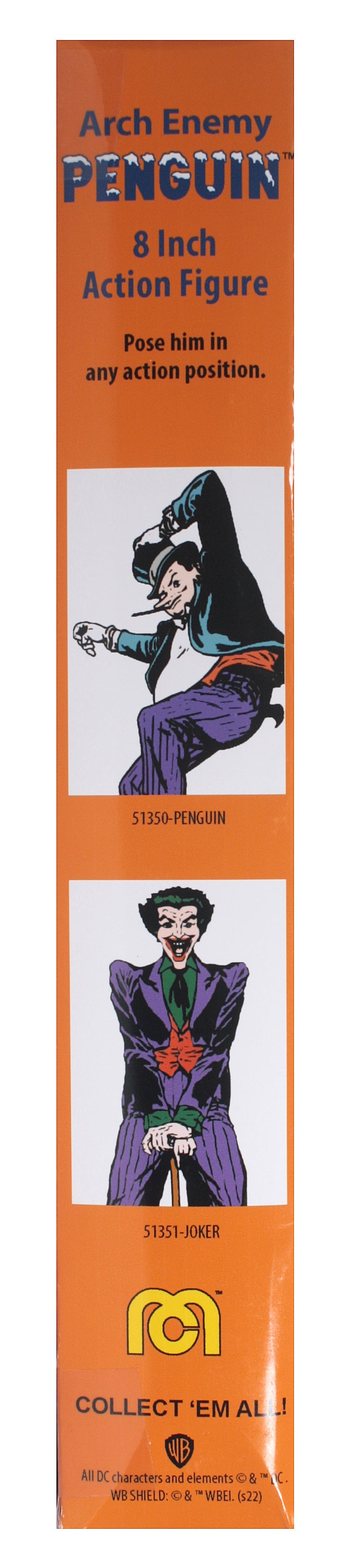 Damaged Package Mego Wave 17 - Penguin 50th Anniversary World's Greatest Superheroes (Classic Box) 8" Action Figure