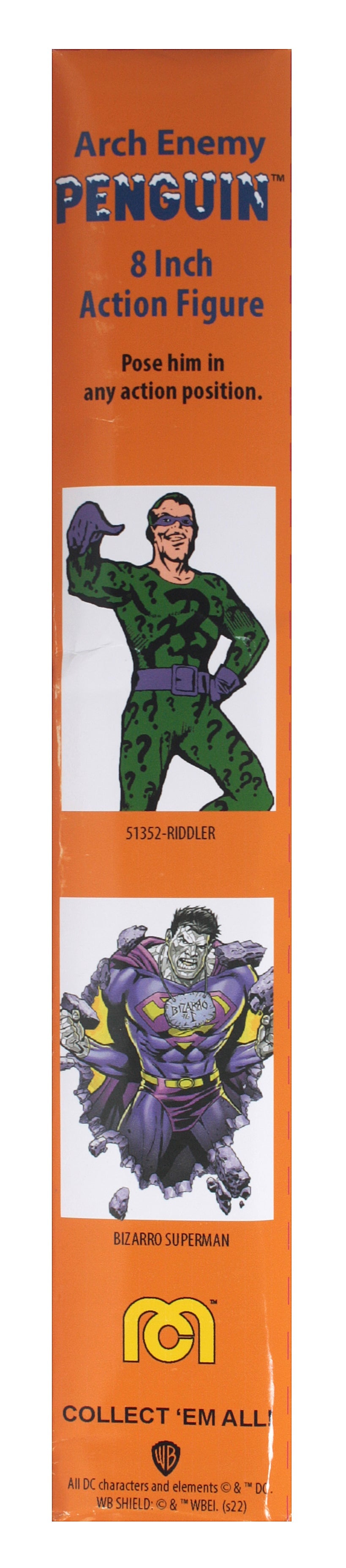 Damaged Package Mego Wave 17 - Penguin 50th Anniversary World's Greatest Superheroes (Classic Box) 8" Action Figure