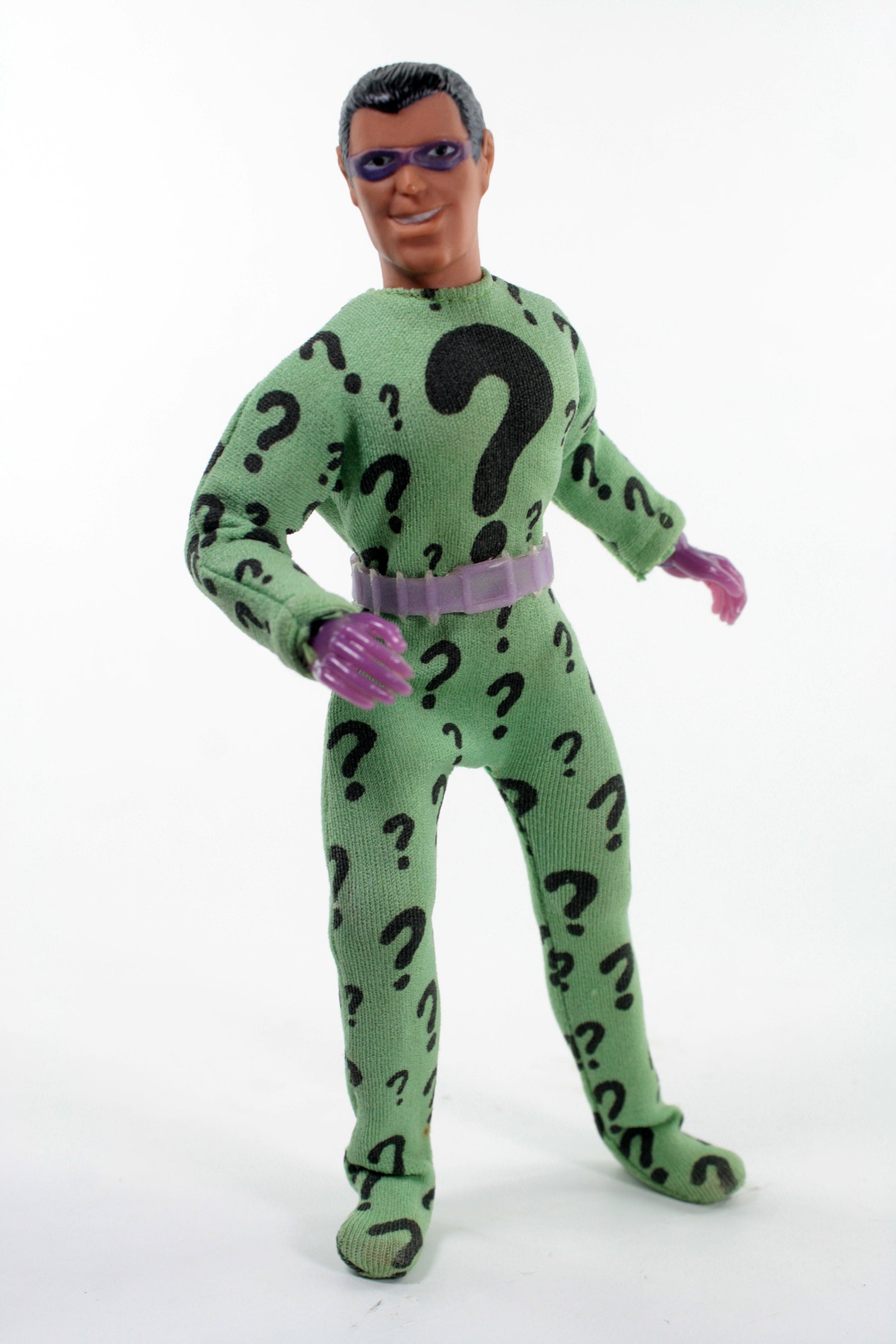 Damaged Package Mego Wave 17 - Riddler 50th Anniversary World's Greatest Superheroes (Classic Box) 8" Action Figure